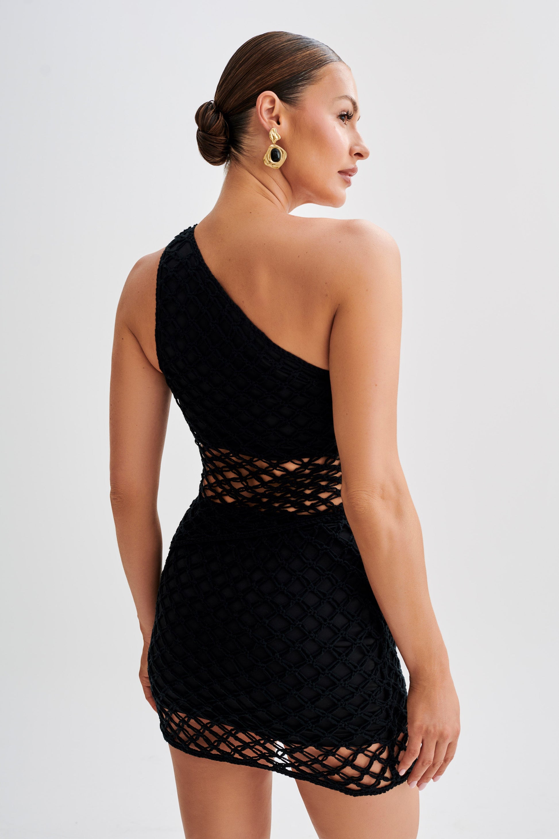 Braelyn Knit Low Rise Mini Skirt - Black #9