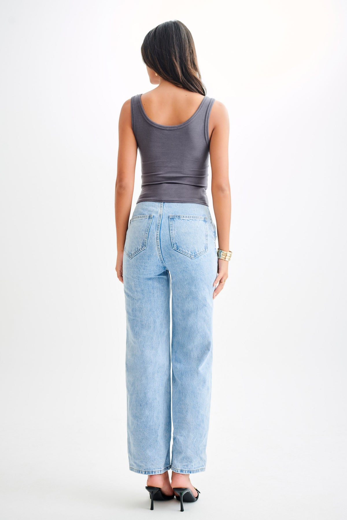 Chandler Modal Tank Top - Charcoal #5