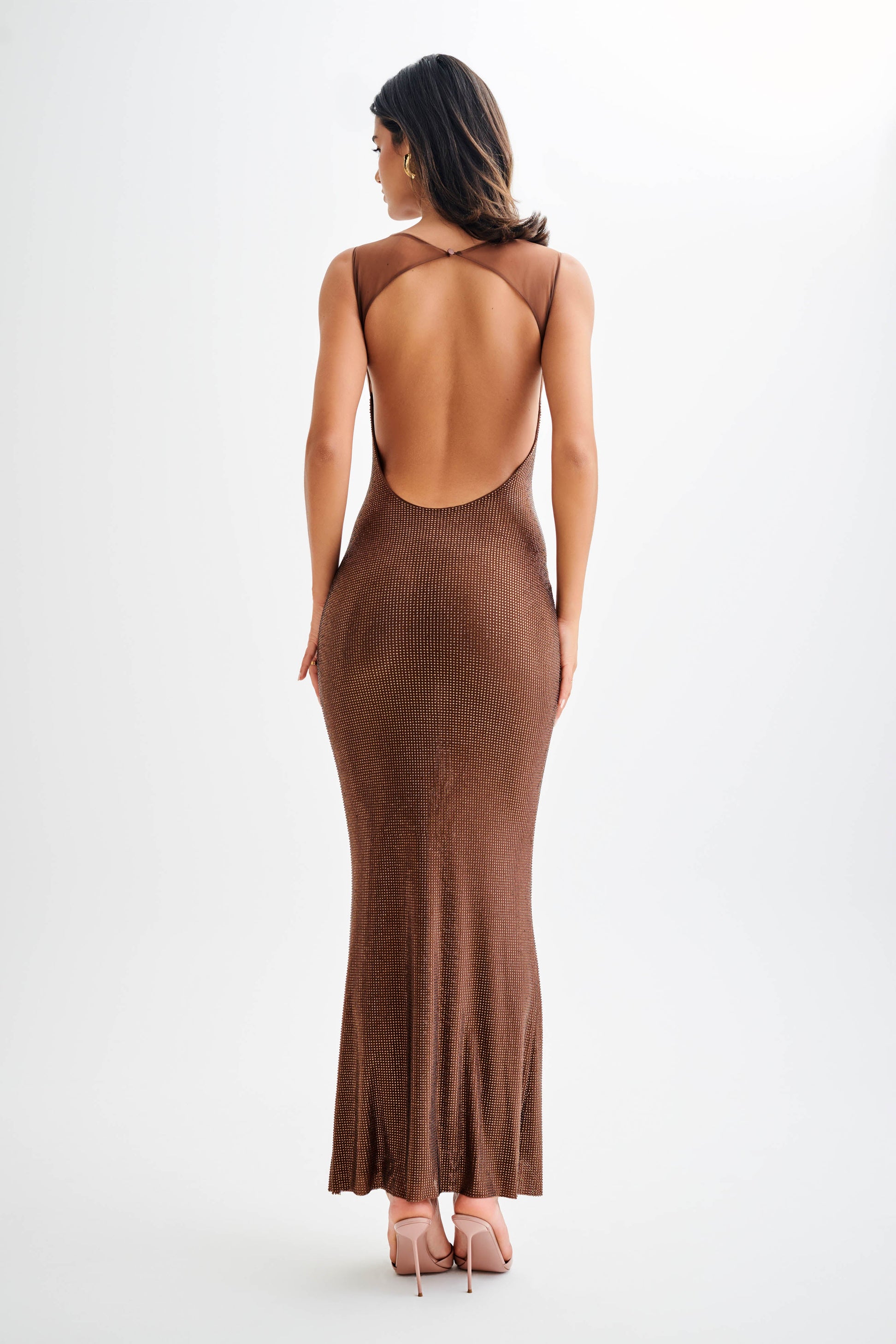 Hot Nights Mesh Maxi Dress