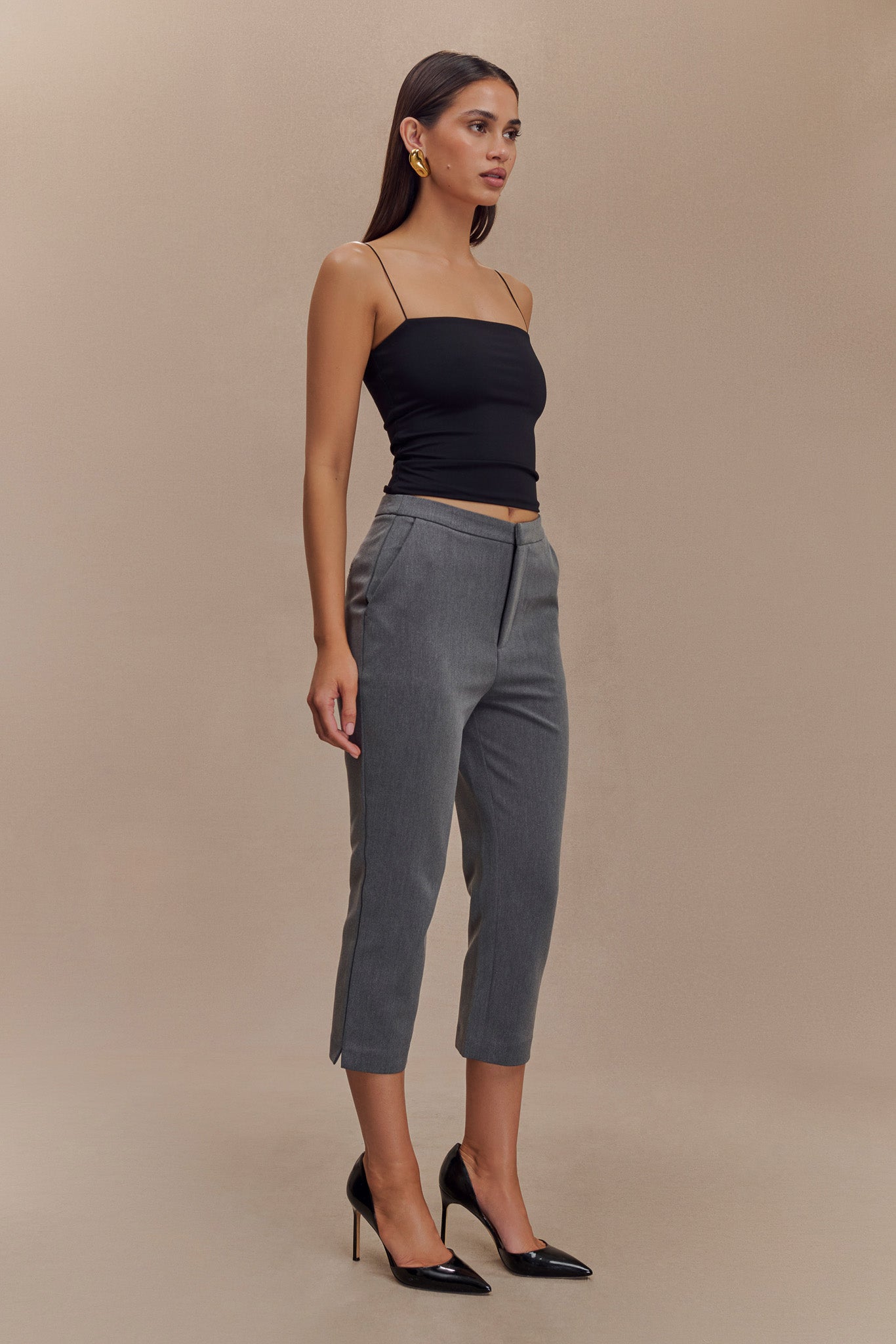 Fitted capri pants on sale