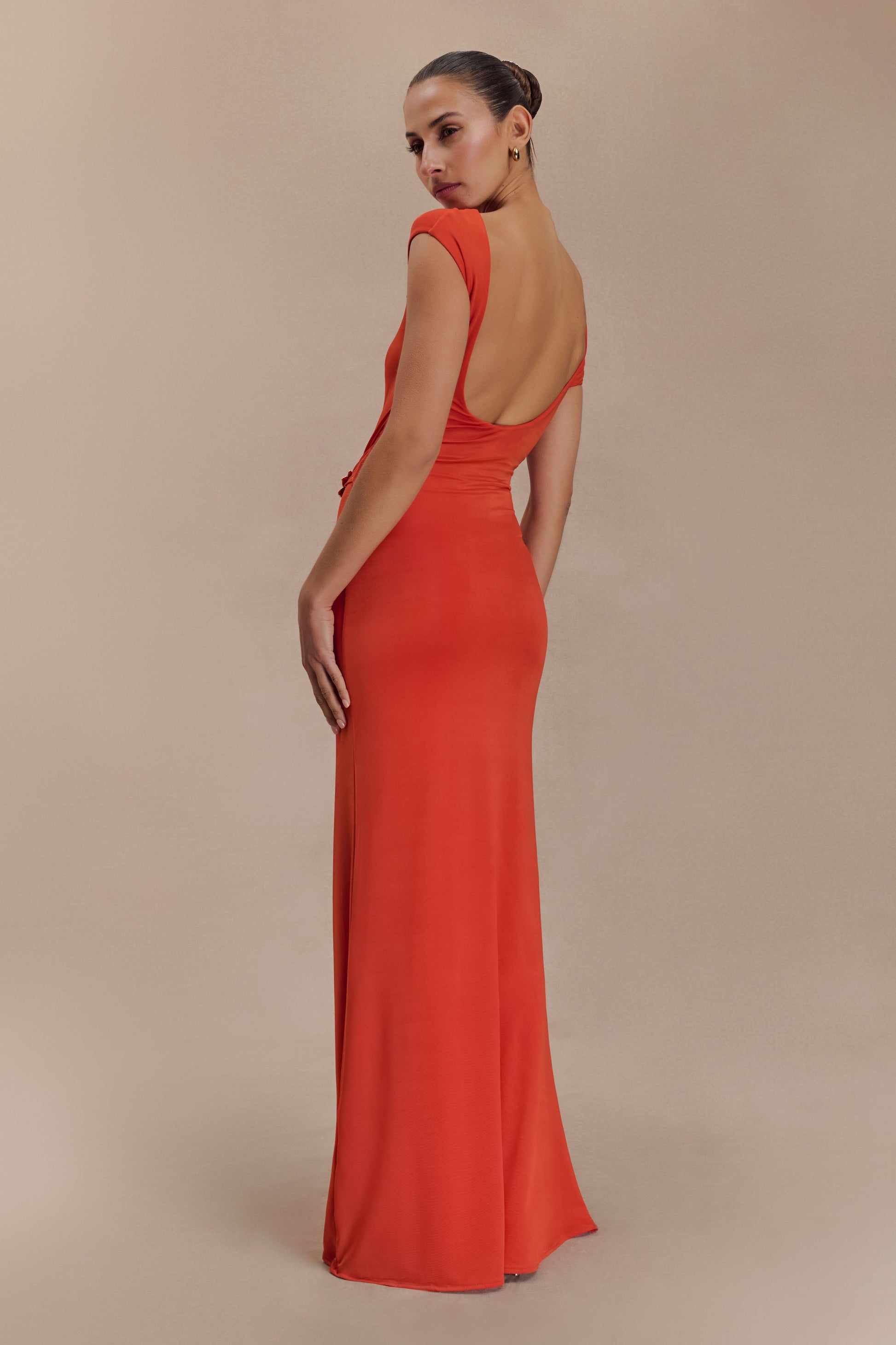burnt orange dress australia Burnt Orange Black Tie Wedding Guest Dresses