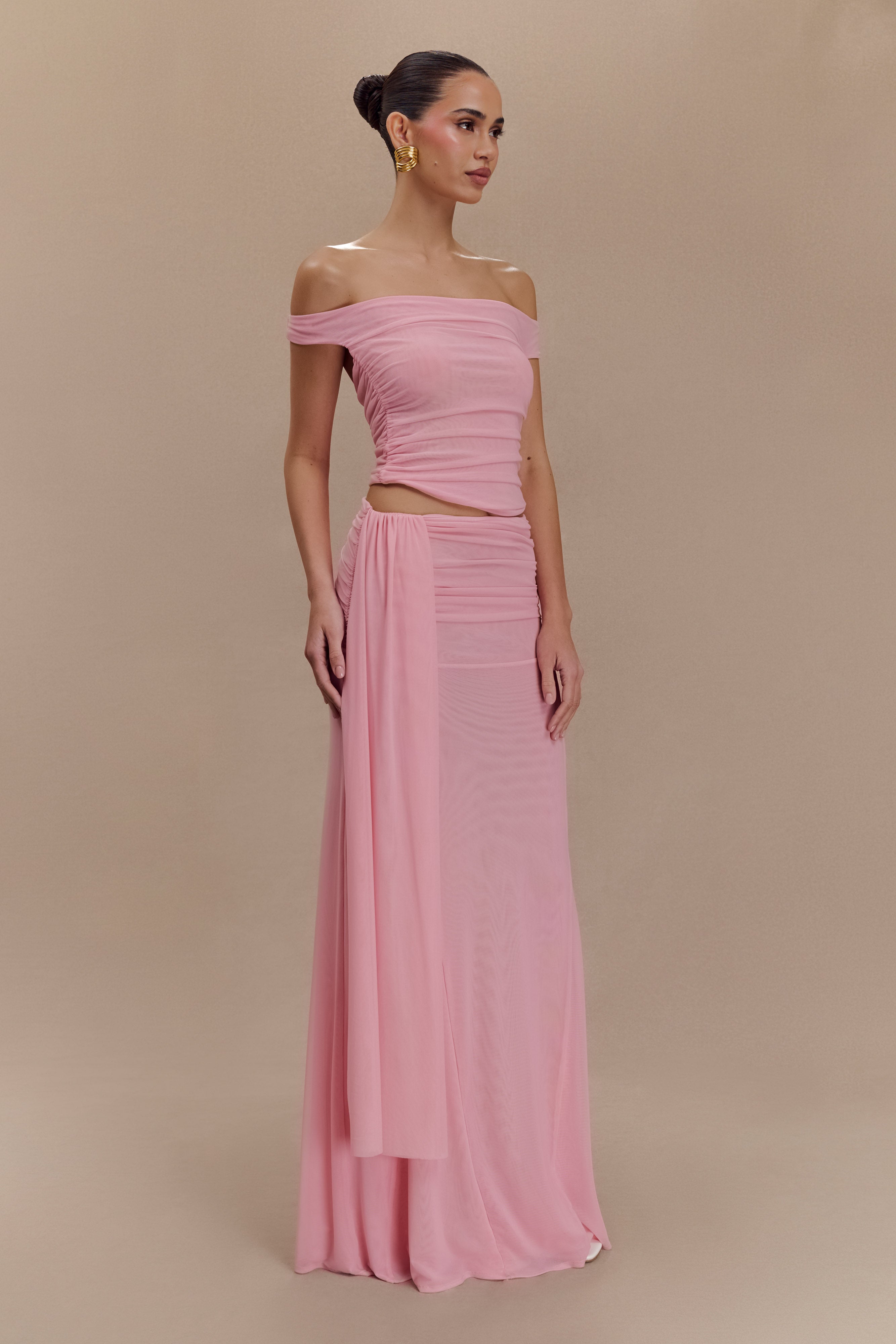 NRG Mesh Crop Top - Pink