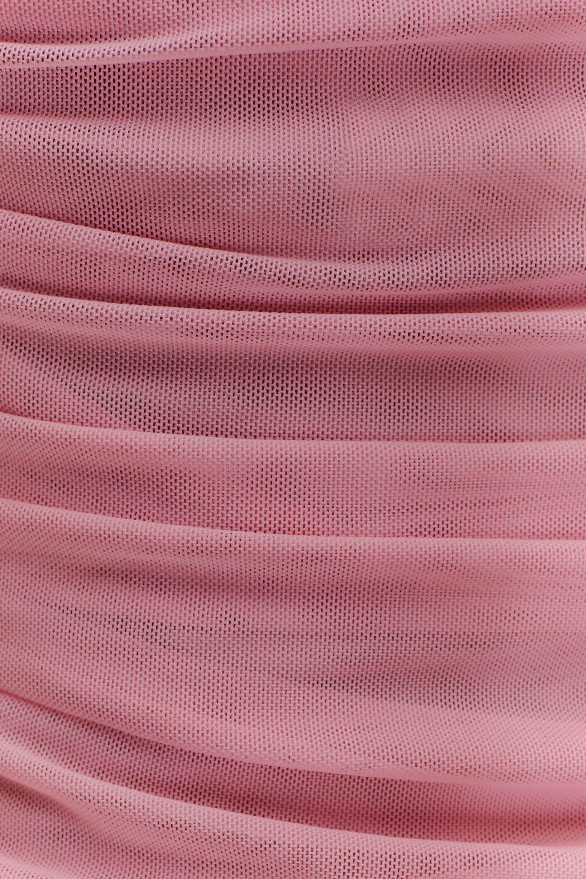 Brooklyn Mesh Crop Top - Candy Pink #7