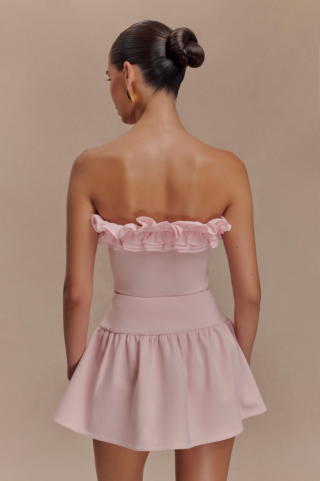 Ballet Pink Ruffle Tiered Skort main image 0