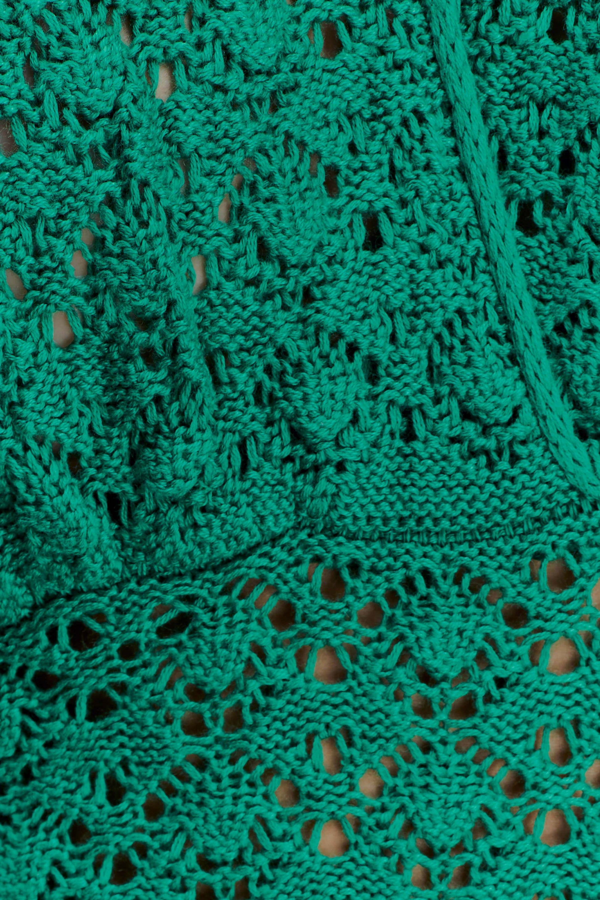 slim fit dress slacks Deeliah Halterneck Crochet Maxi Dress - Emerald