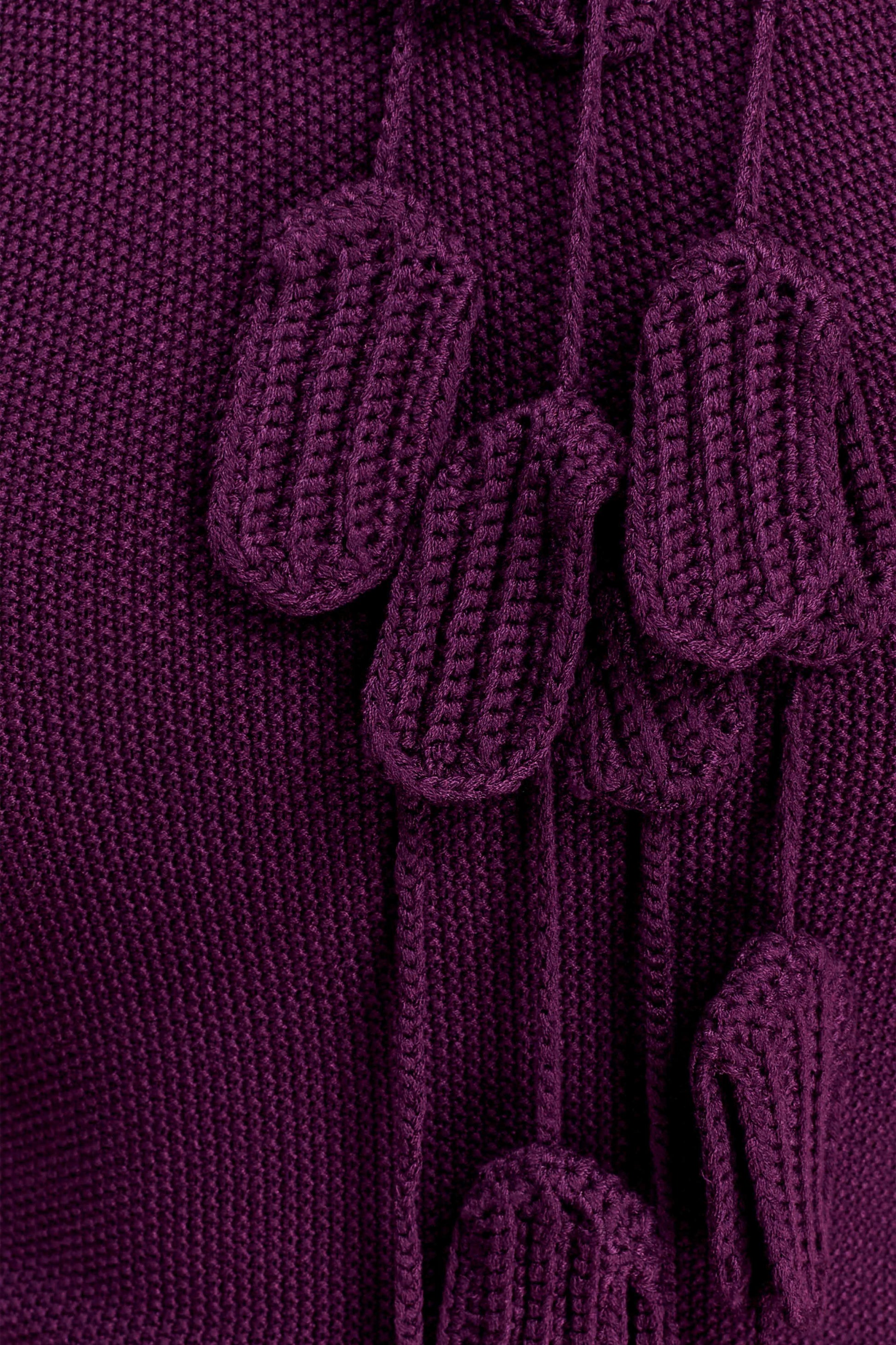 Jacky Tulip Mini Dress - Plum #7