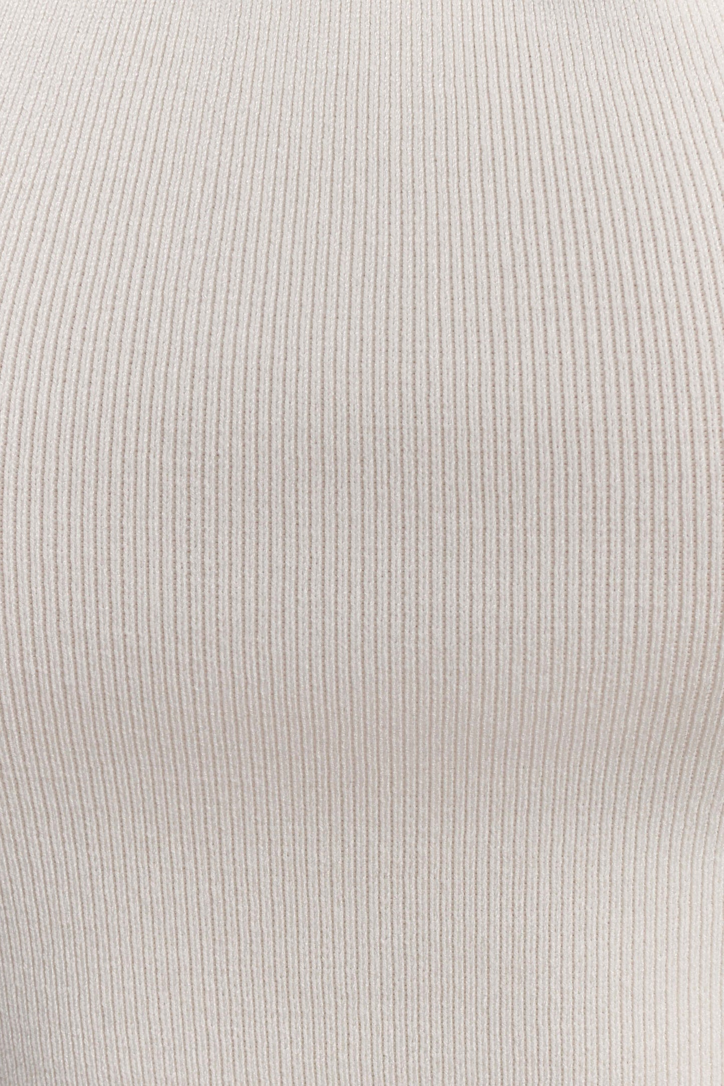 Angelika Twist Front Knit Top - Ivory