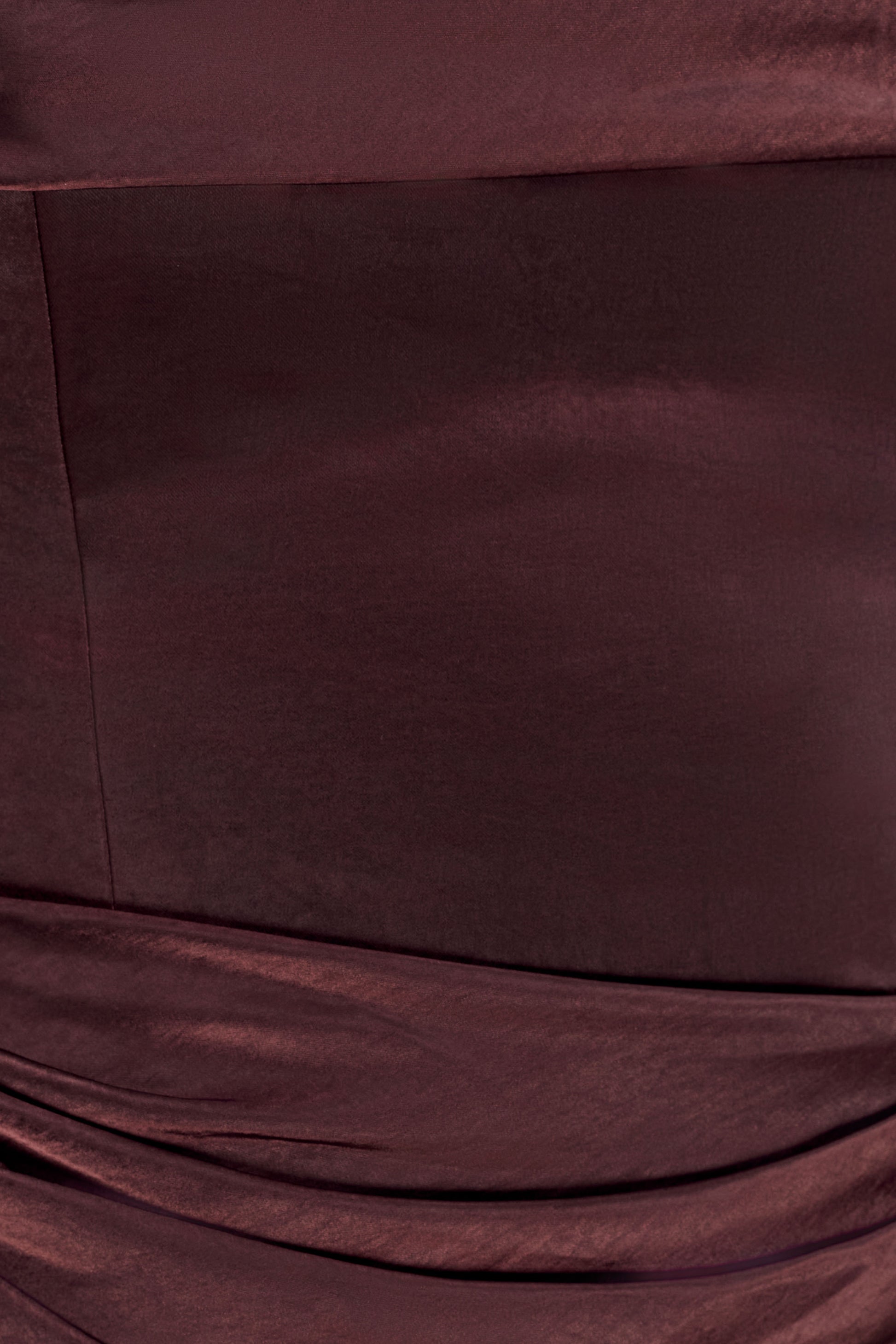 Jasmine Strapless Satin Maxi Dress - Dark Chocolate #6