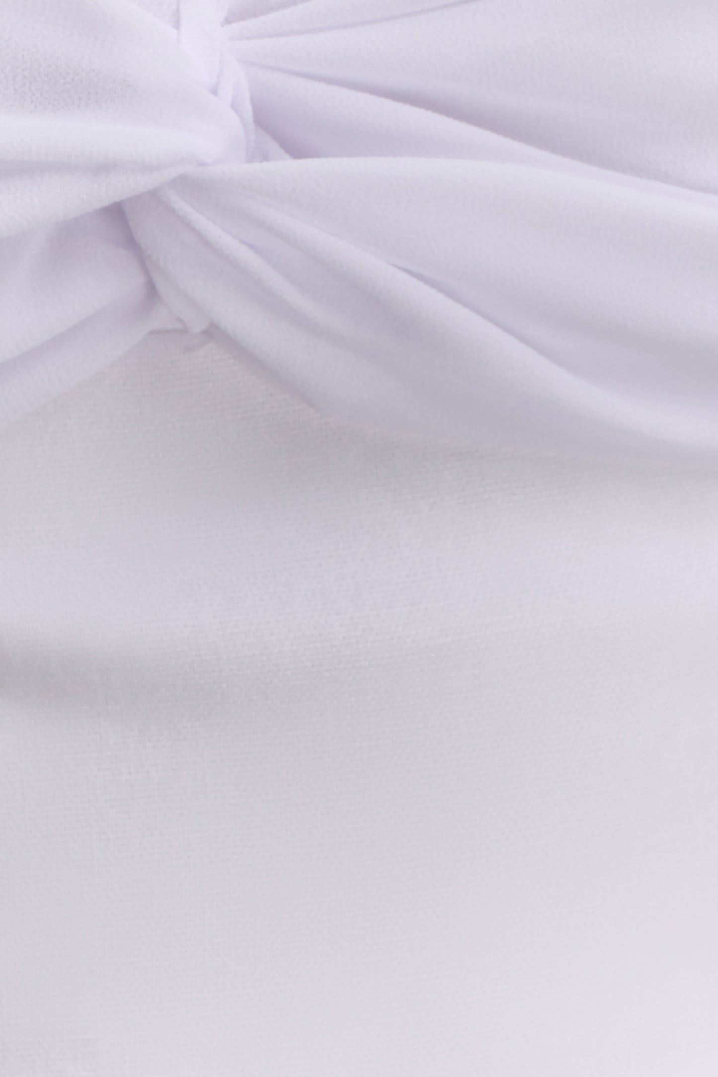 Talia Chiffon And Linen Halter Top - White