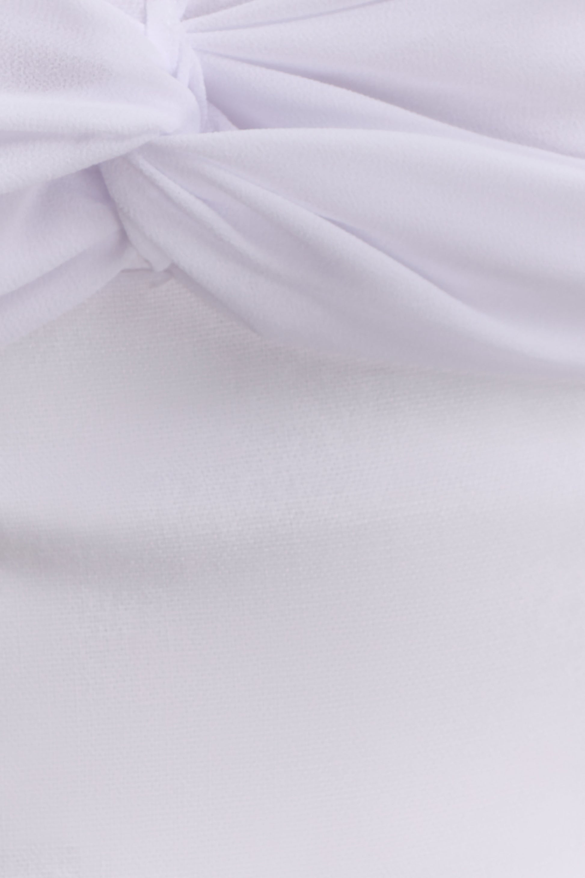 Talia Chiffon And Linen Halter Top - White #9