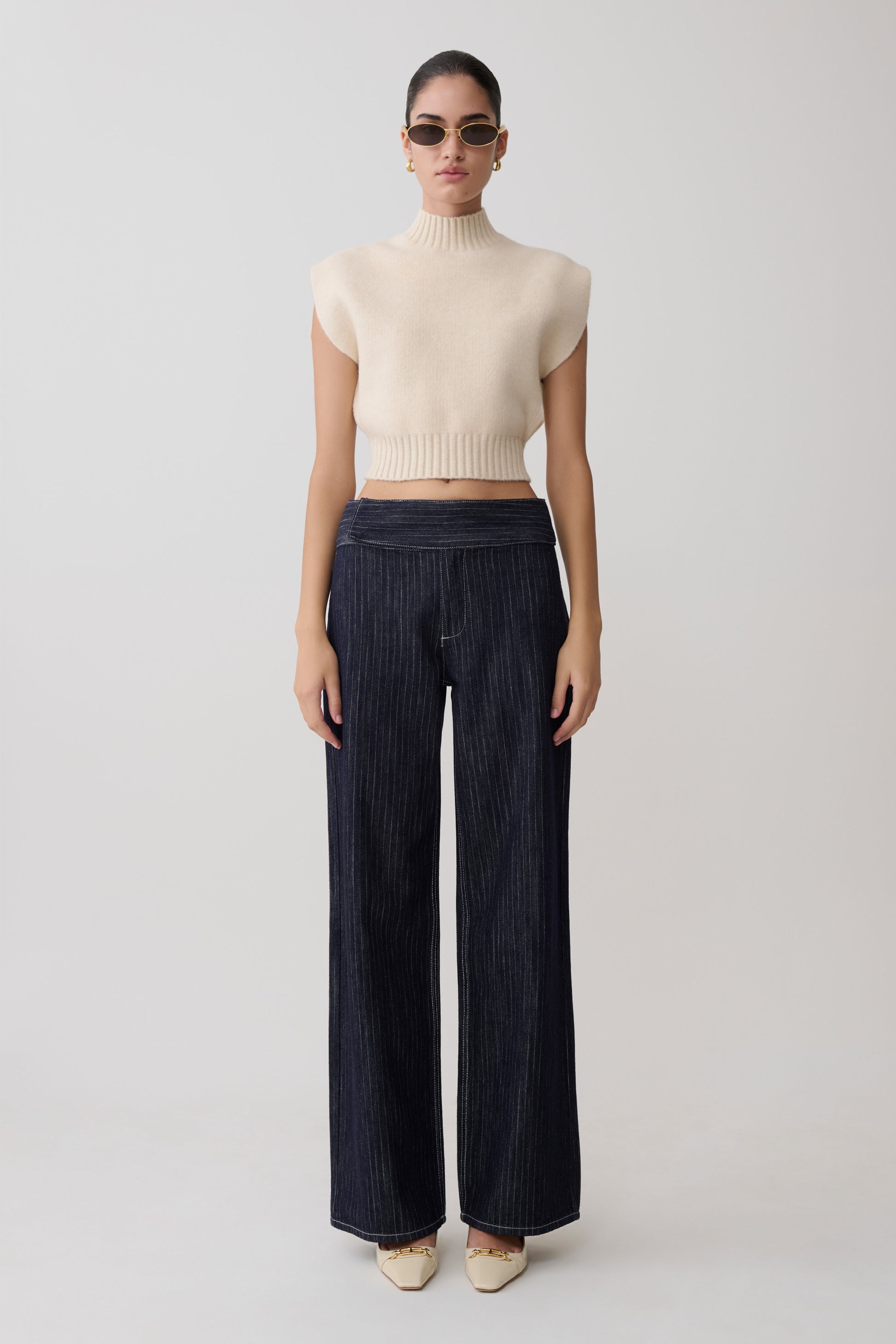 Niko Knit Oversized Top - Ivory #4