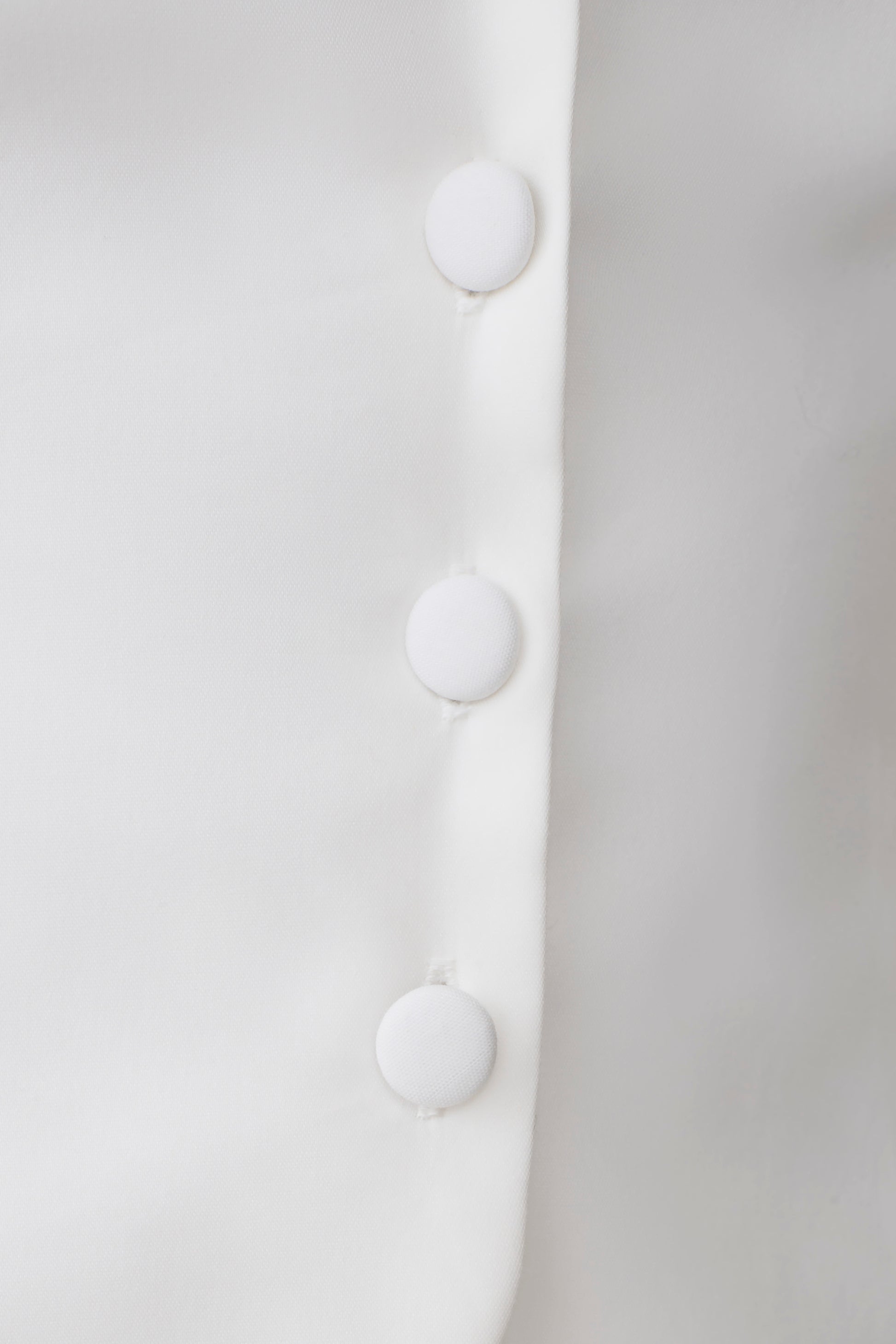 Billie Off Shoulder Sleeveless Button Top - White #10