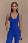 Alexandra Yoga Top - Cobalt