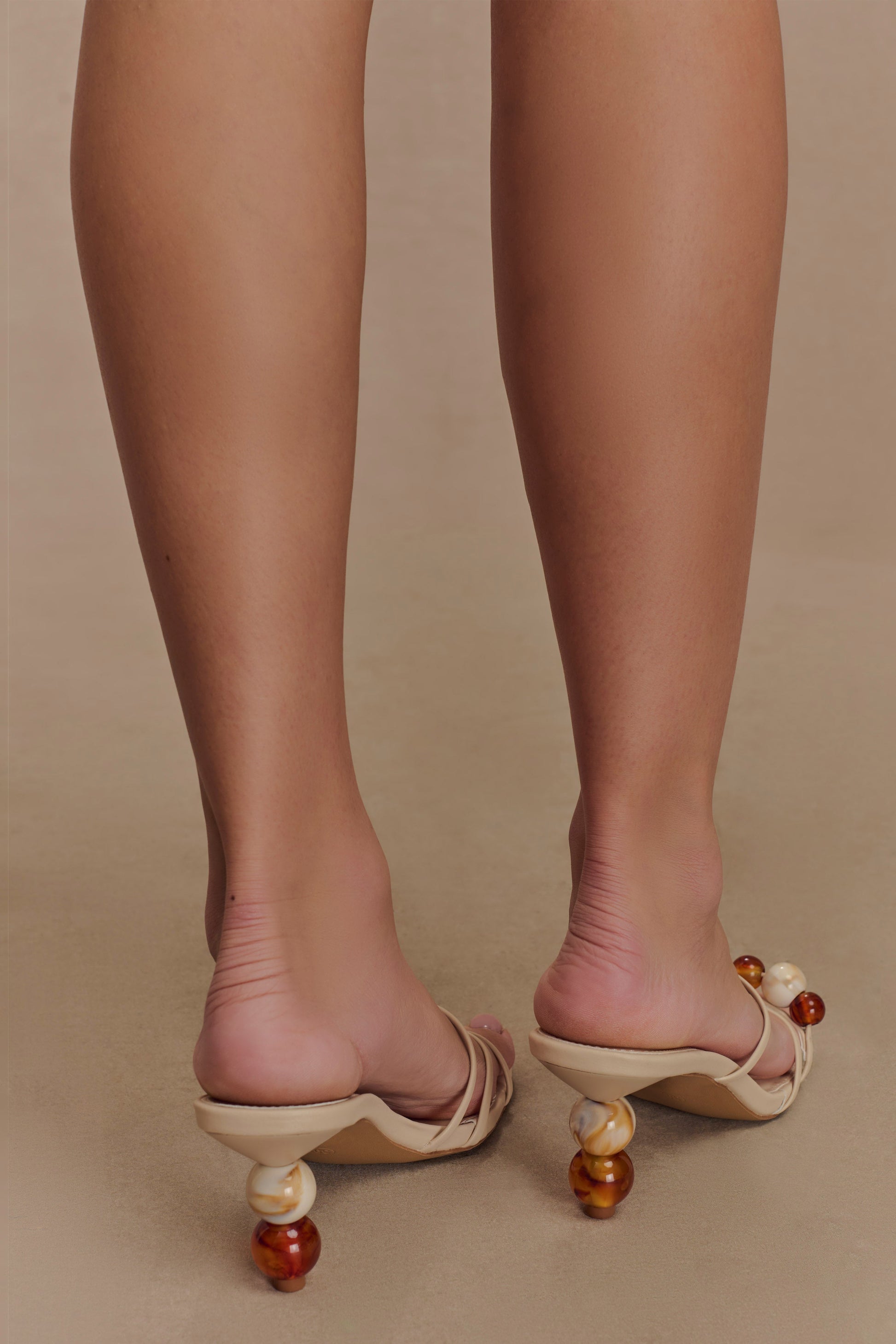 Montgomery Beaded Heel - Ivory #4