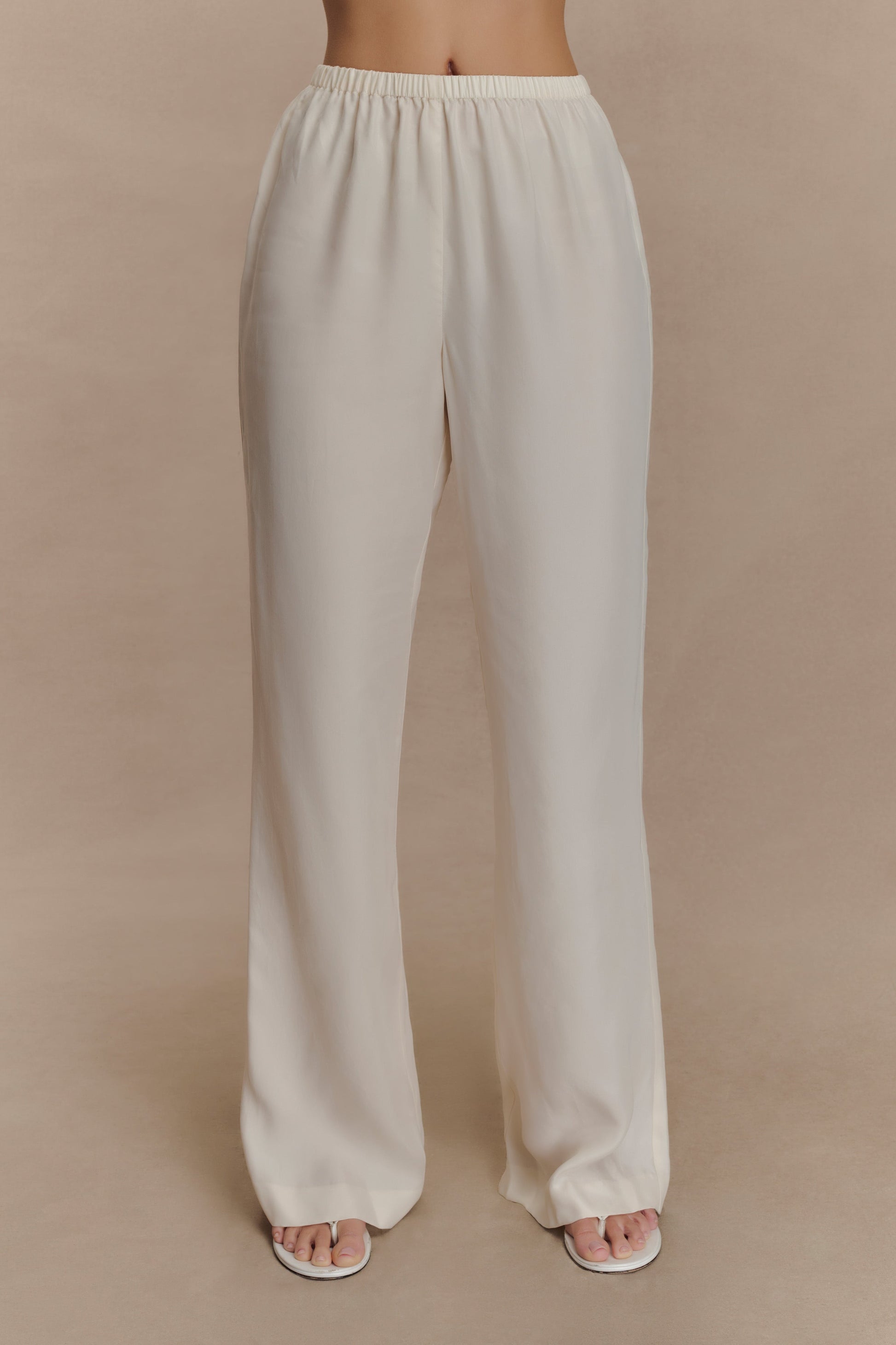 Violeta Straight Leg Pant - Ivory #6