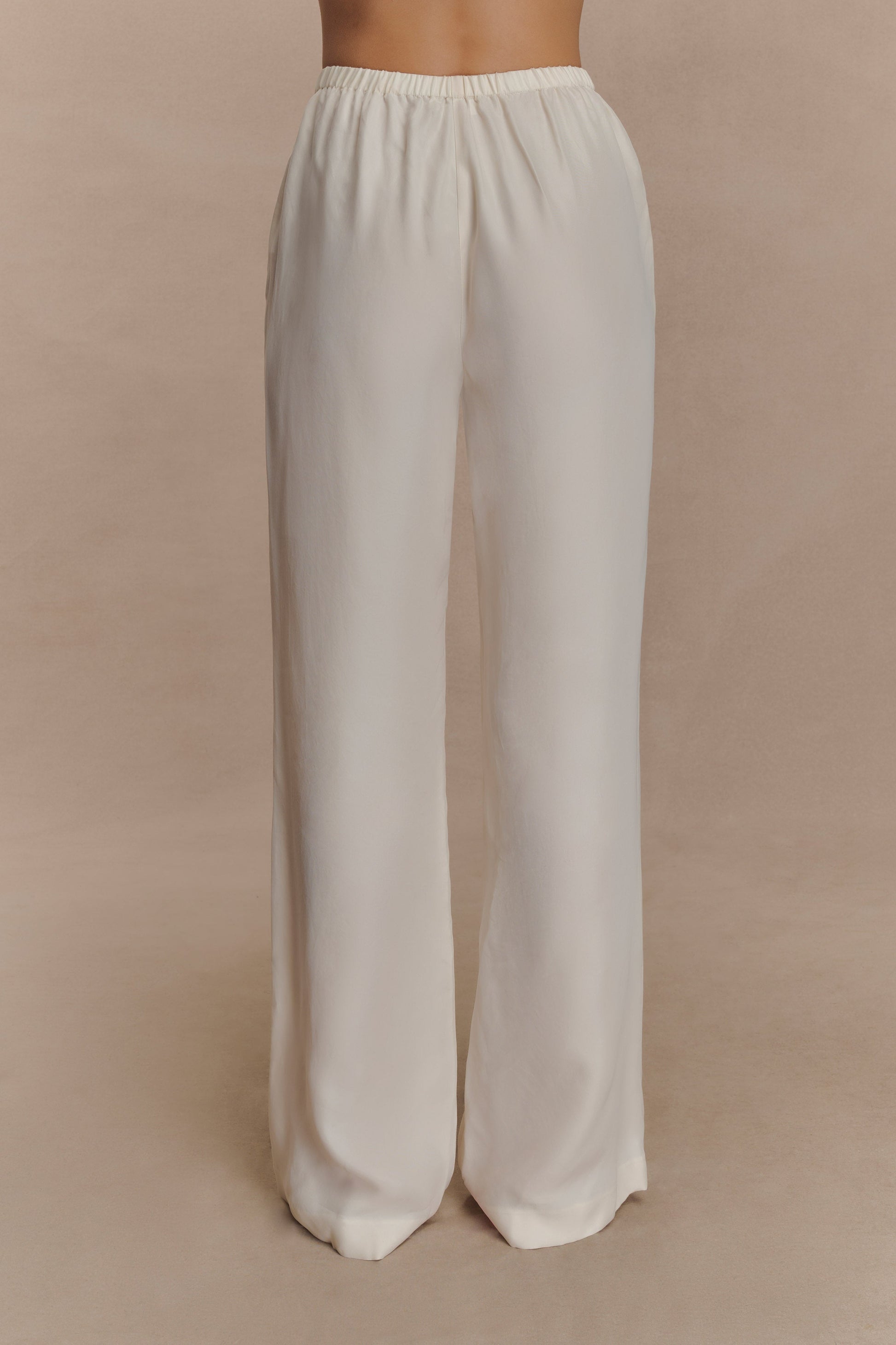 Violeta Straight Leg Pant - Ivory #5