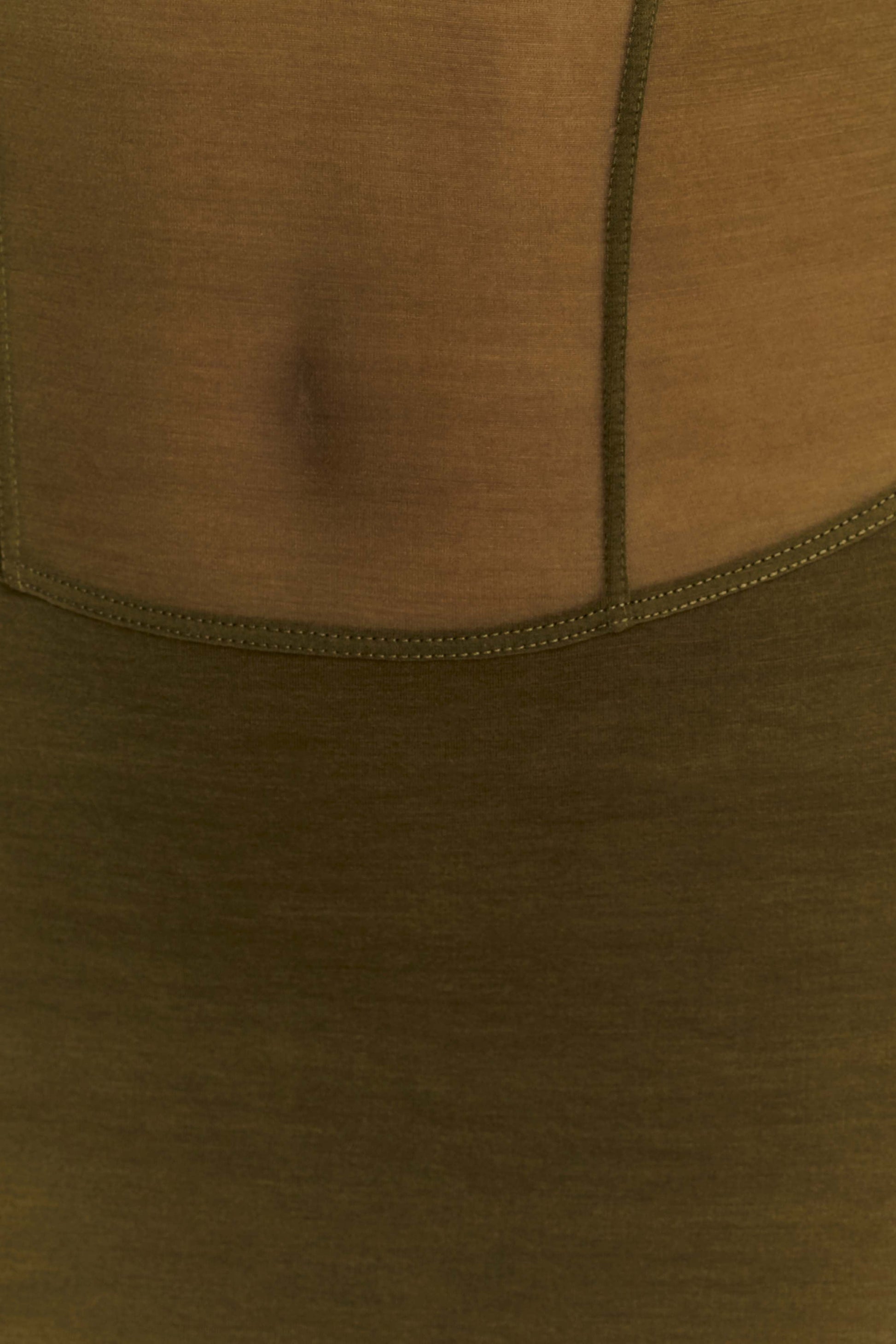 Maryk Mesh Mini Dress - Khaki #4