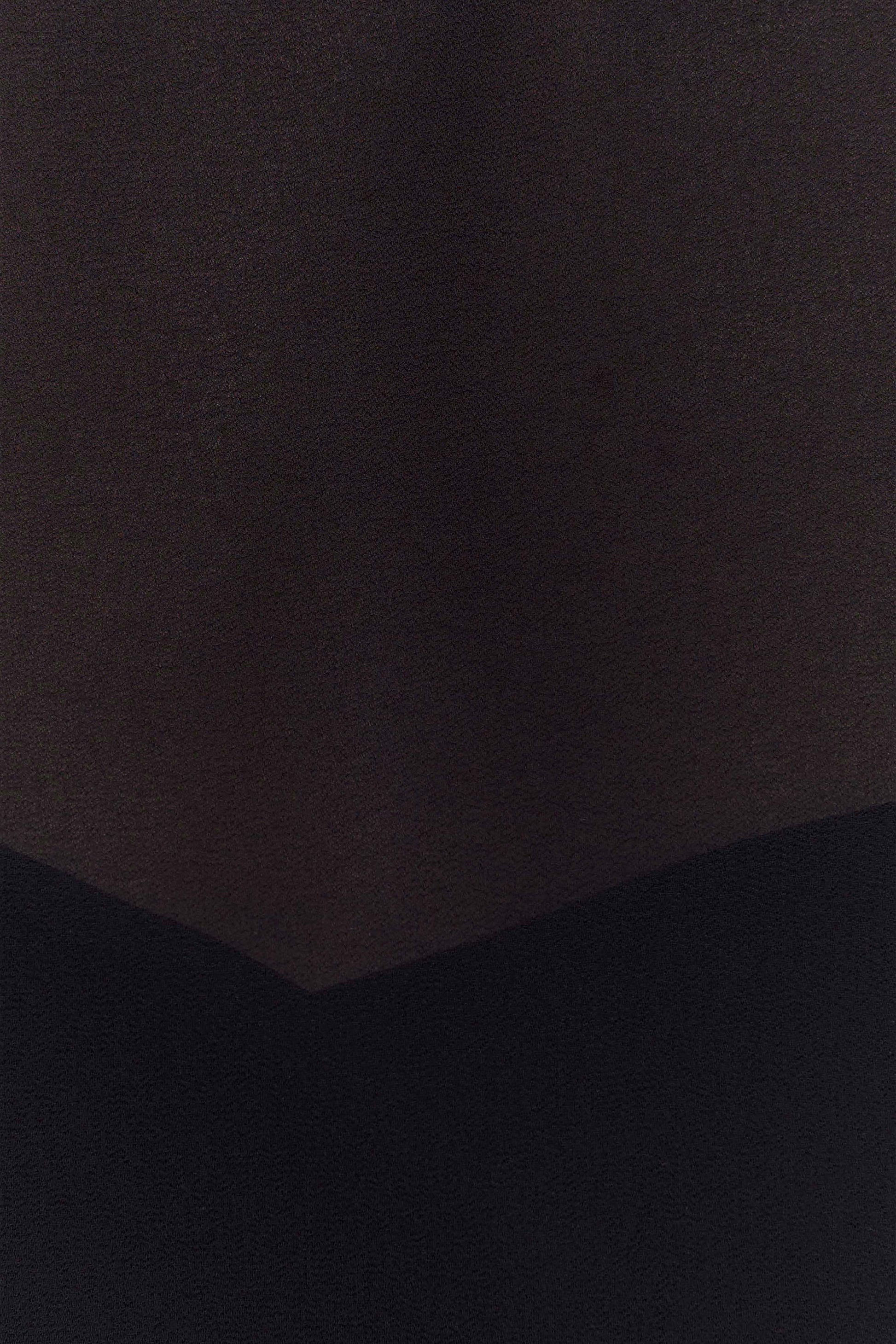 Saria Chiffon Low Back Top - Black #7