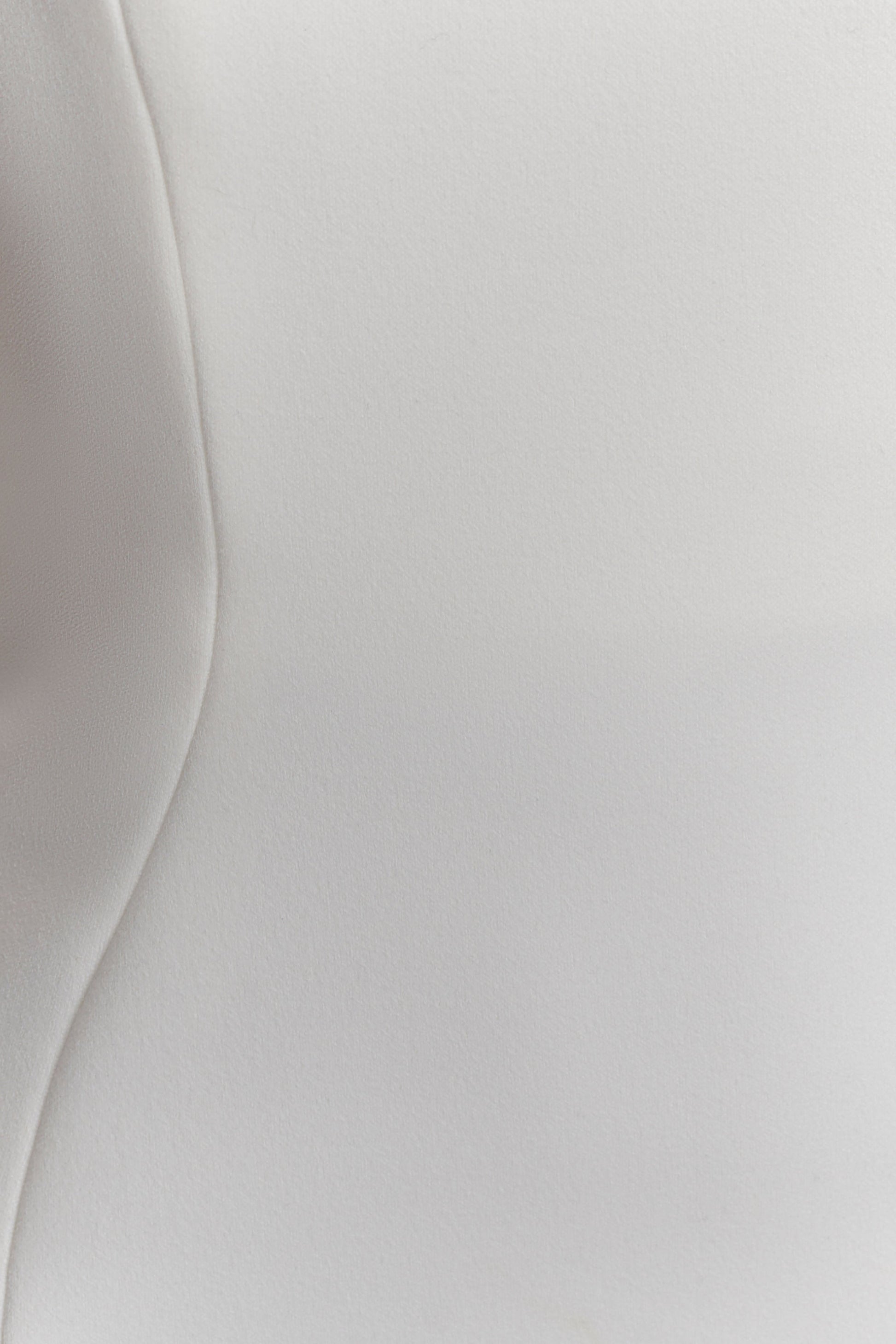 Milena One Shoulder Crepe Maxi Dress - White #7