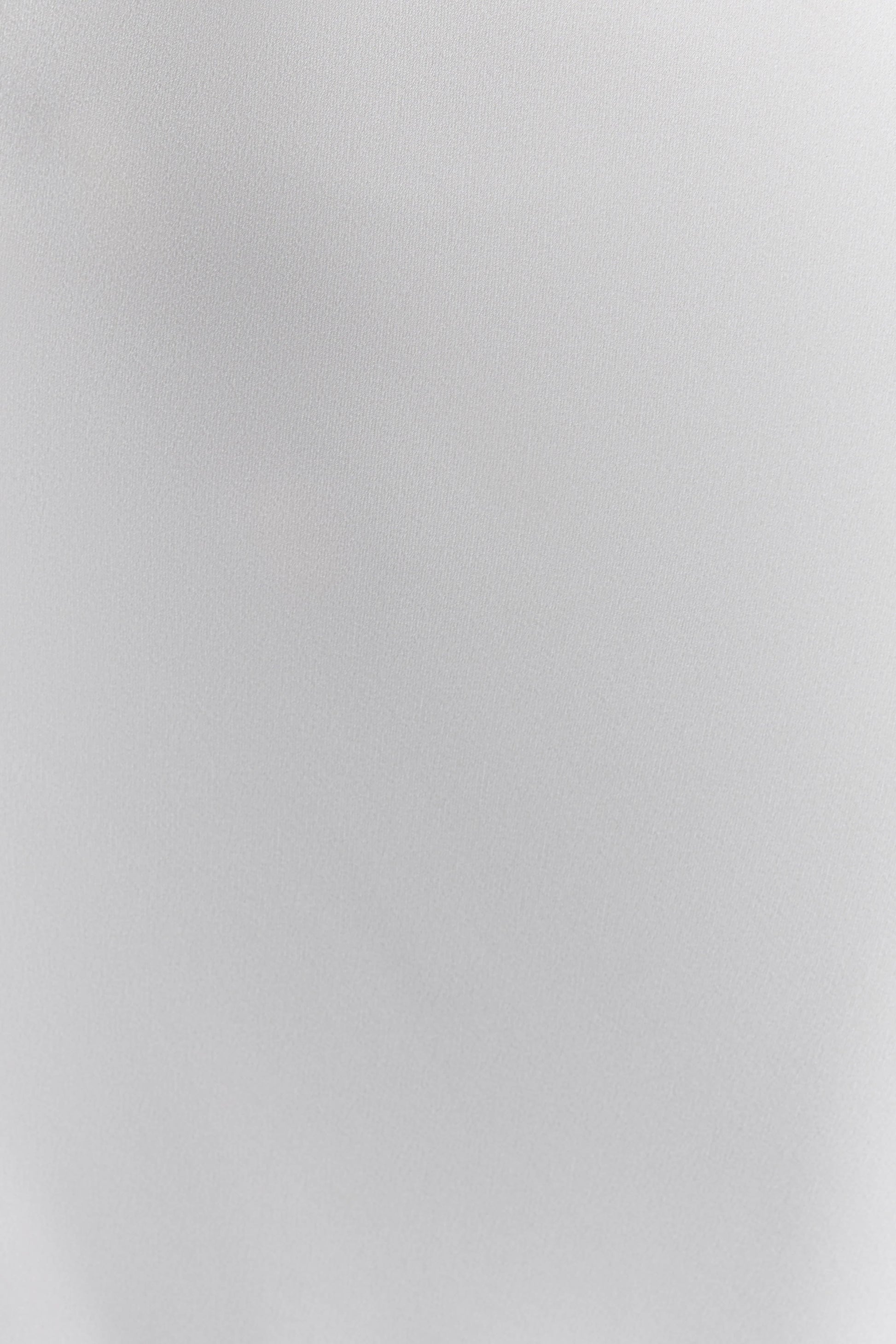 Clara Fishtail Maxi Skirt - White #6