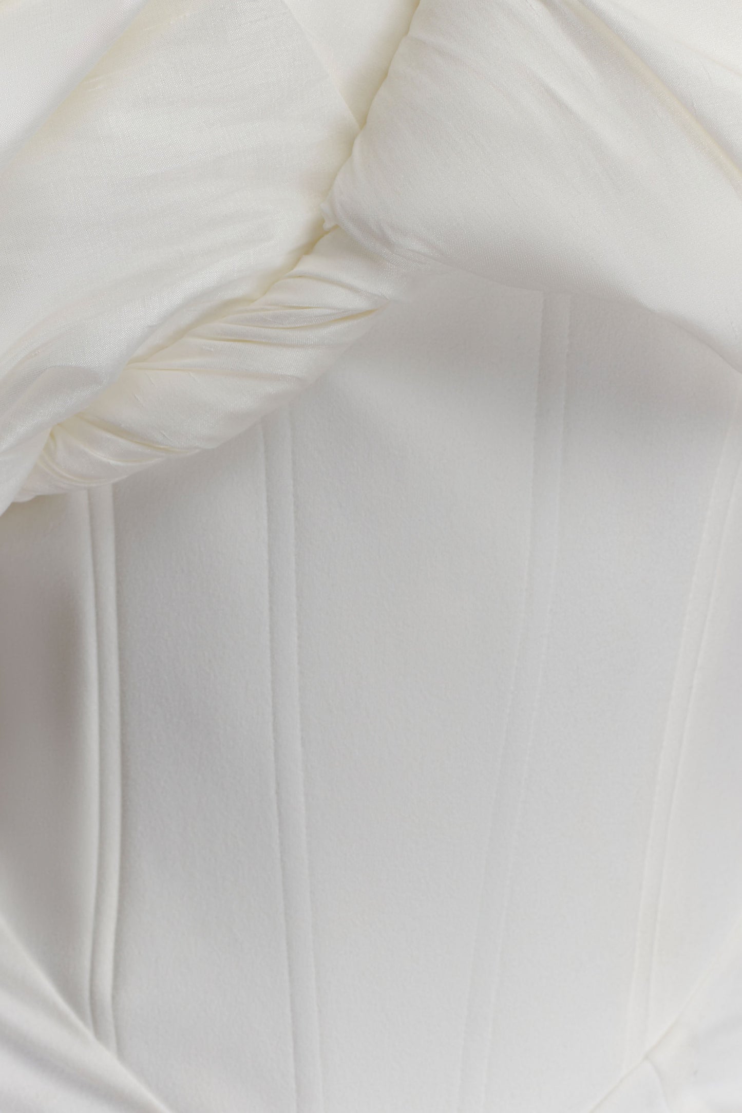 Aphrodite Off Shoulder Crepe Gown - Ivory