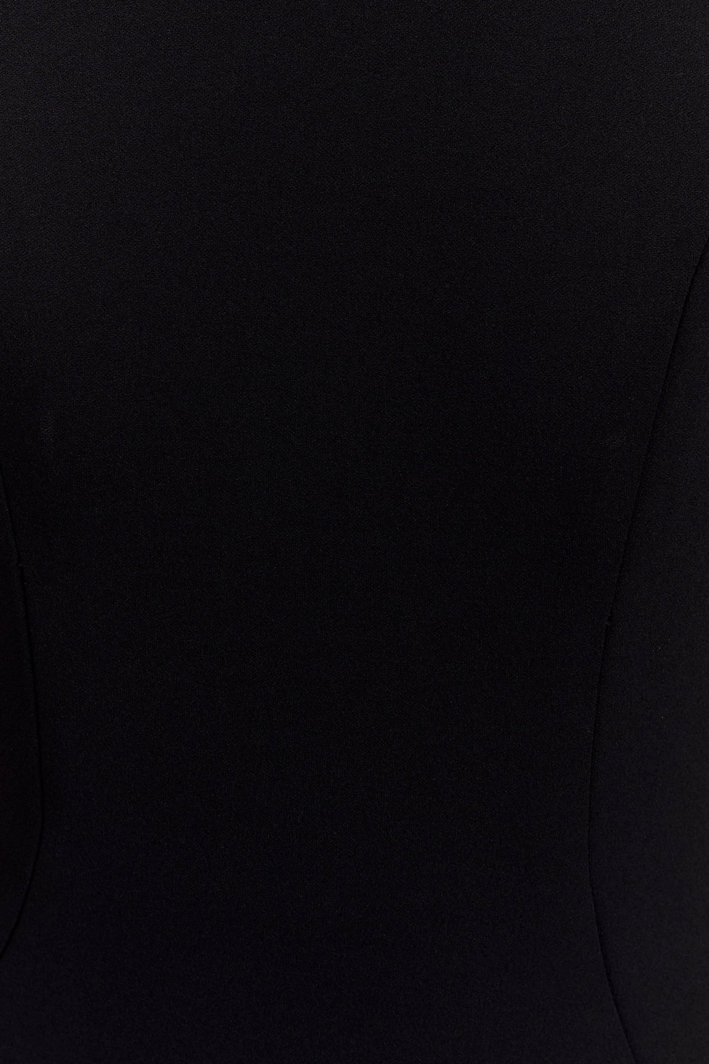 Milena One Shoulder Crepe Maxi Dress - Black