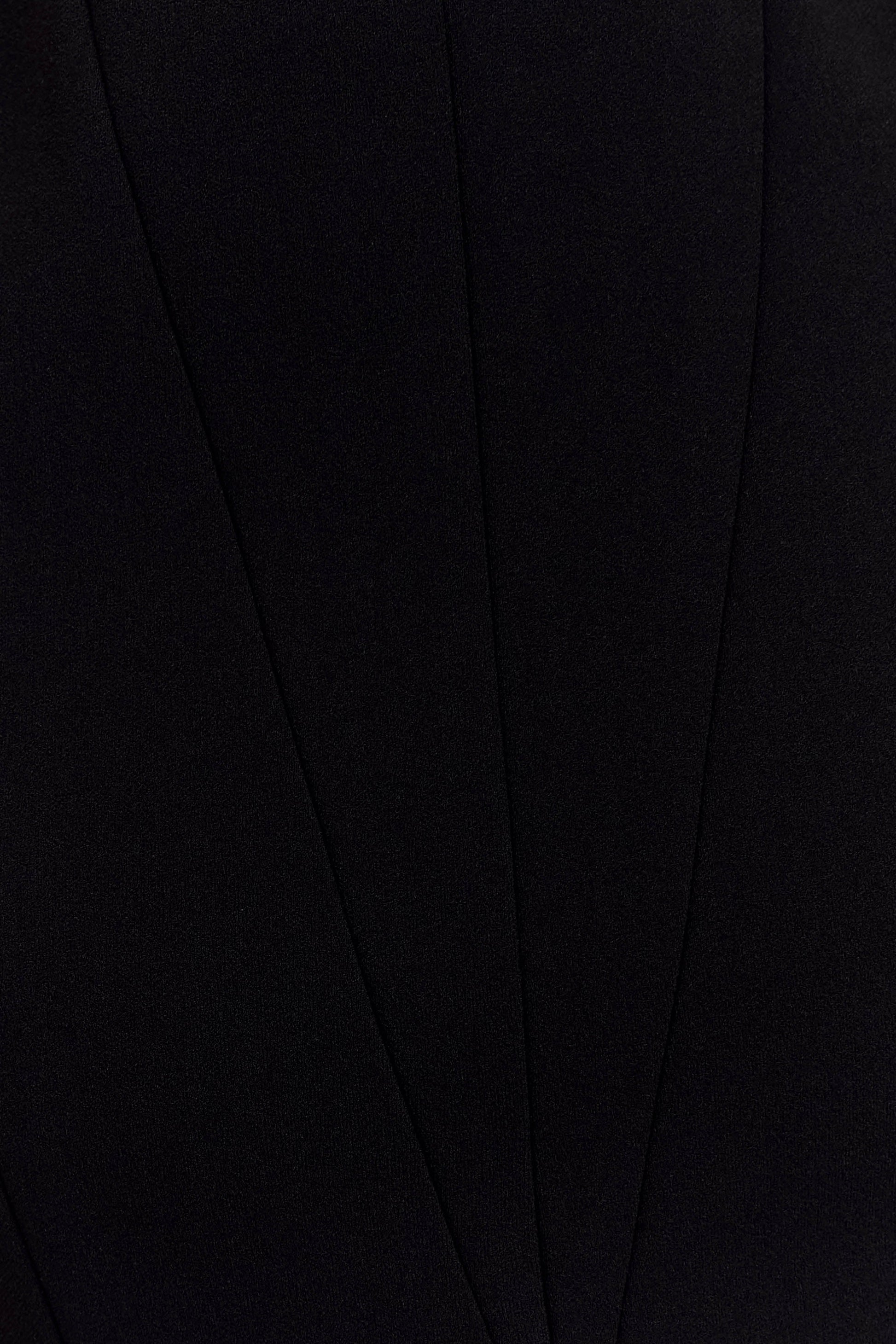 Callista Crepe A-Line Midi Dress - Black #6