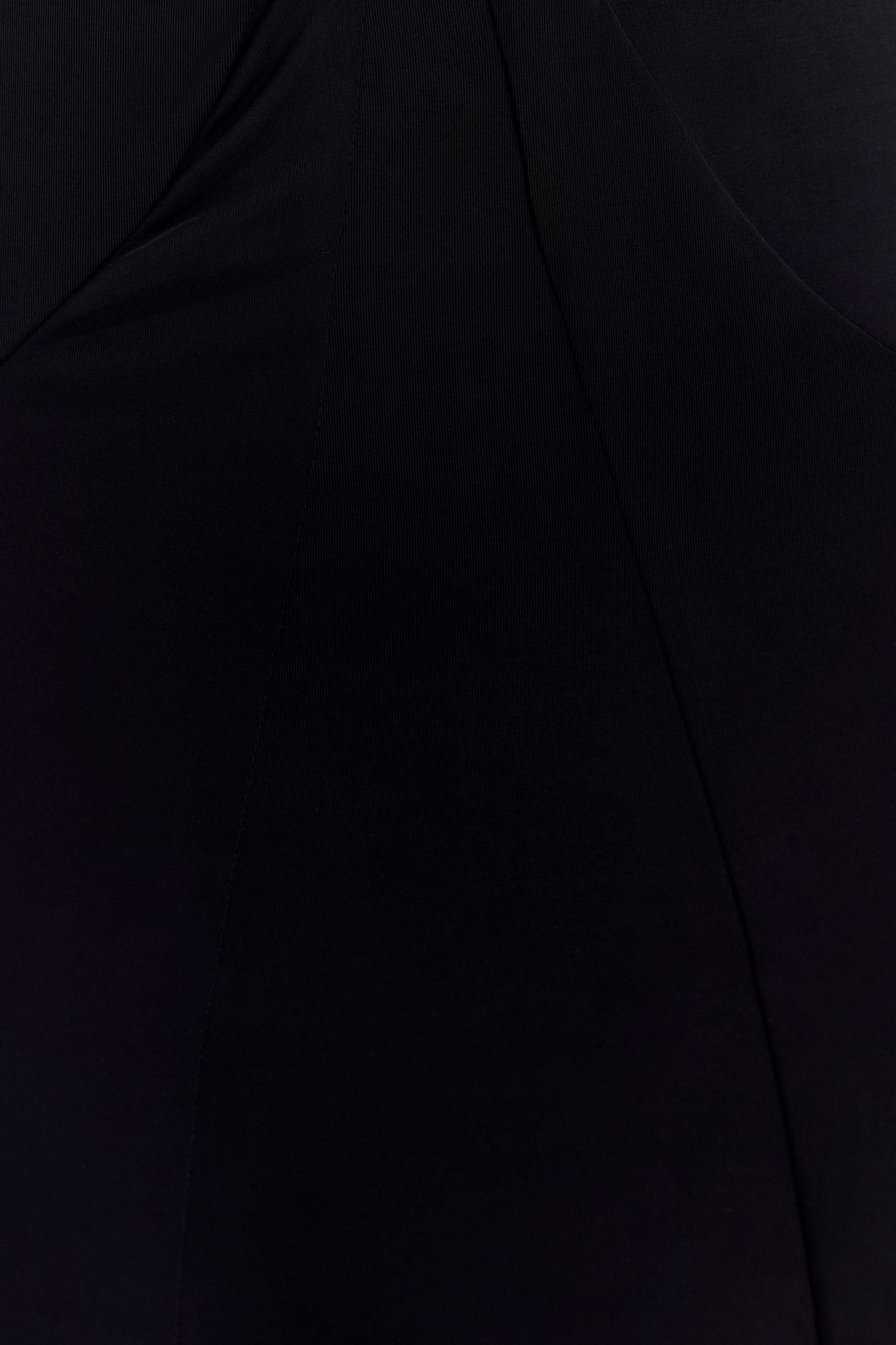 Juliet Slinky Maxi Dress With Scarf - Black #6