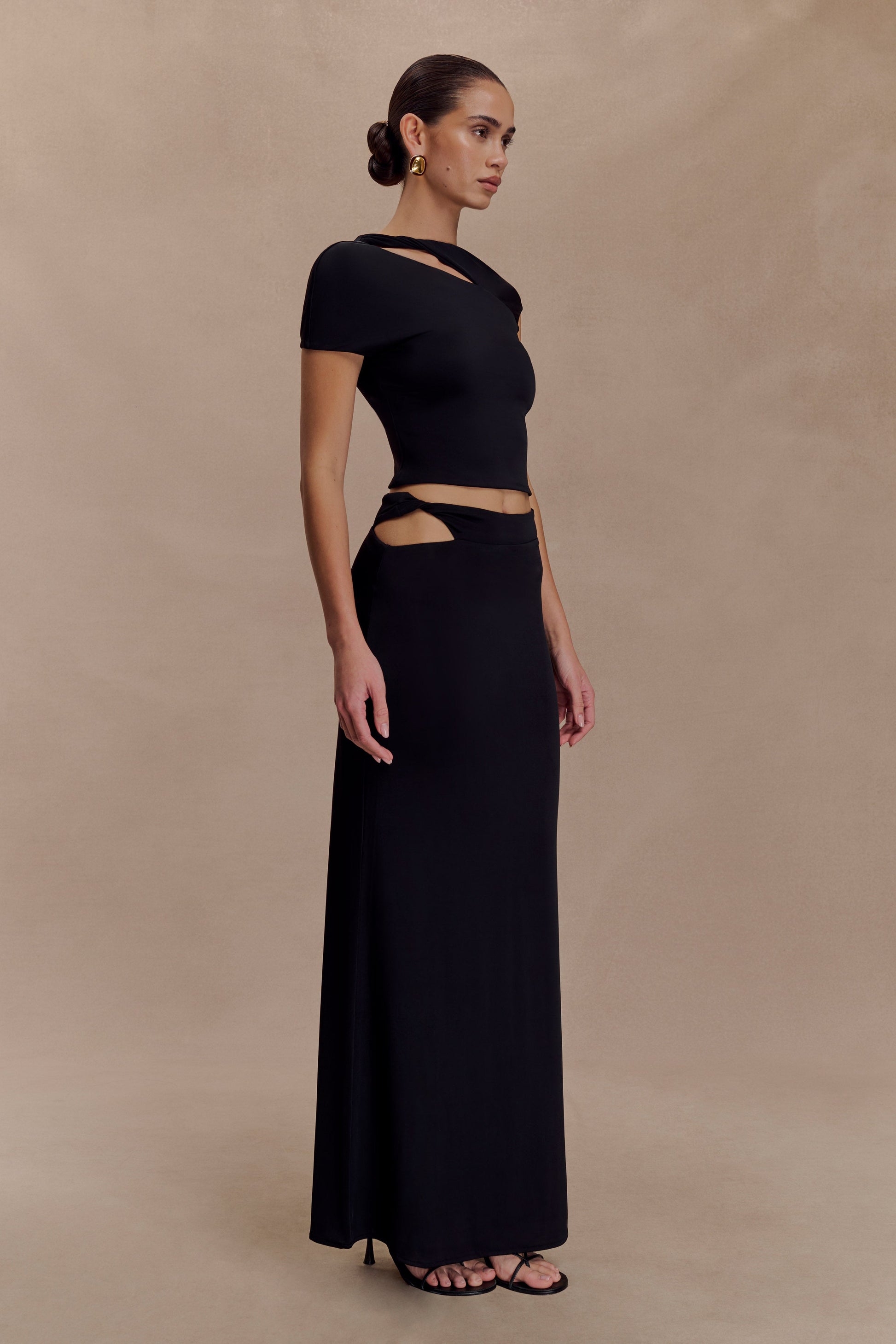 Haven Slinky Twist Top - Black #5