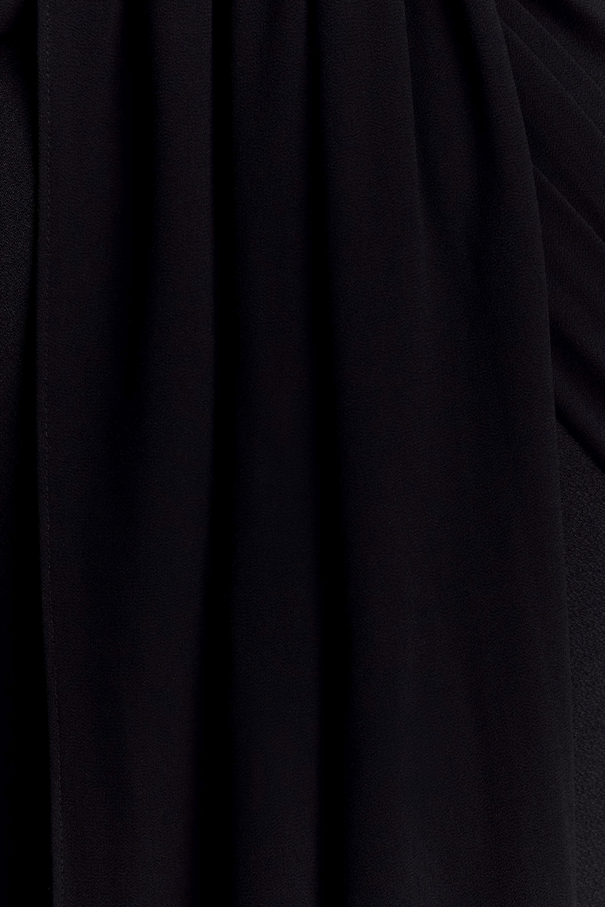 Philippa Knotted Crepe Maxi Dress - Black #6