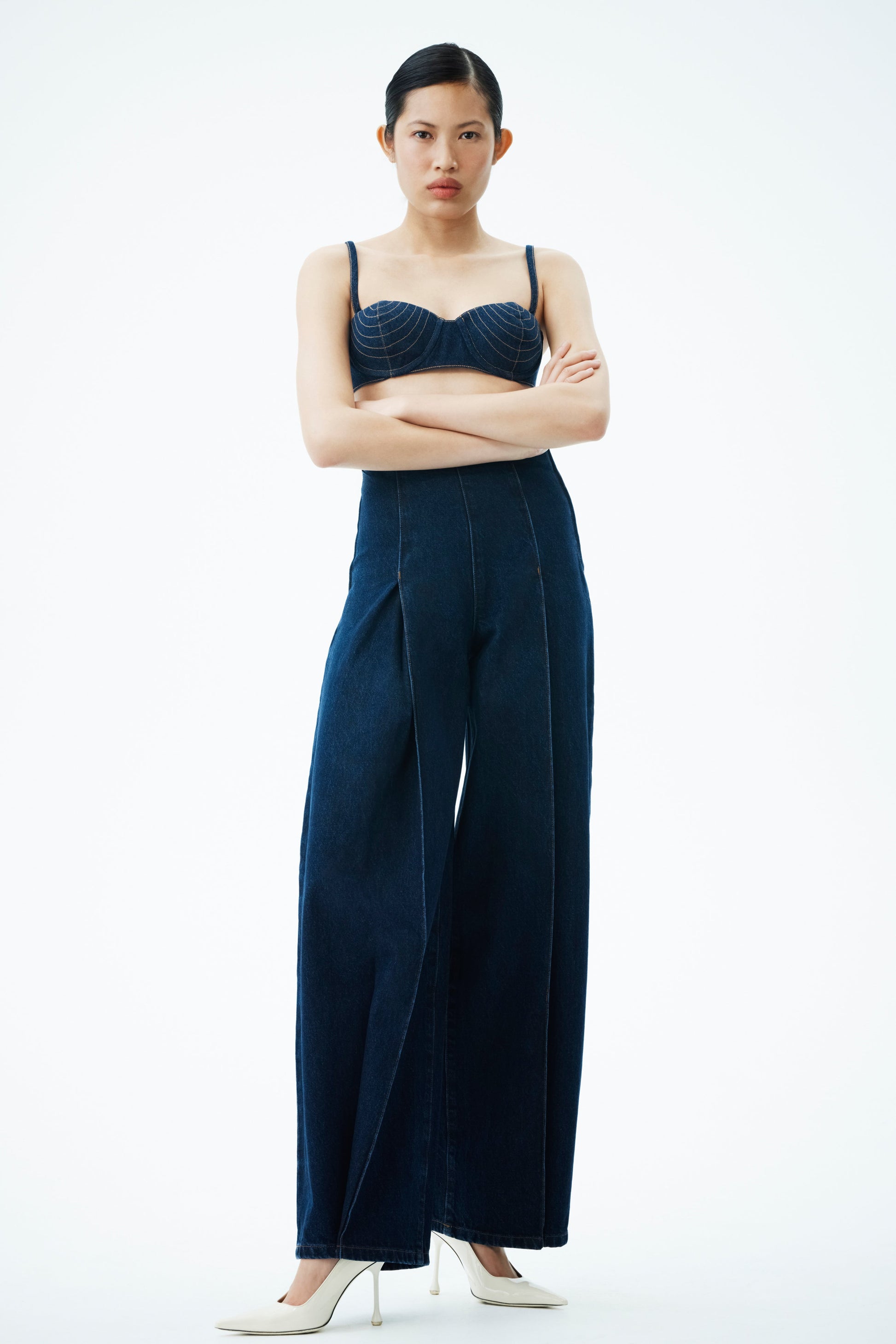 Beatrix High Rise Denim Jeans -  Indigo Blue #3