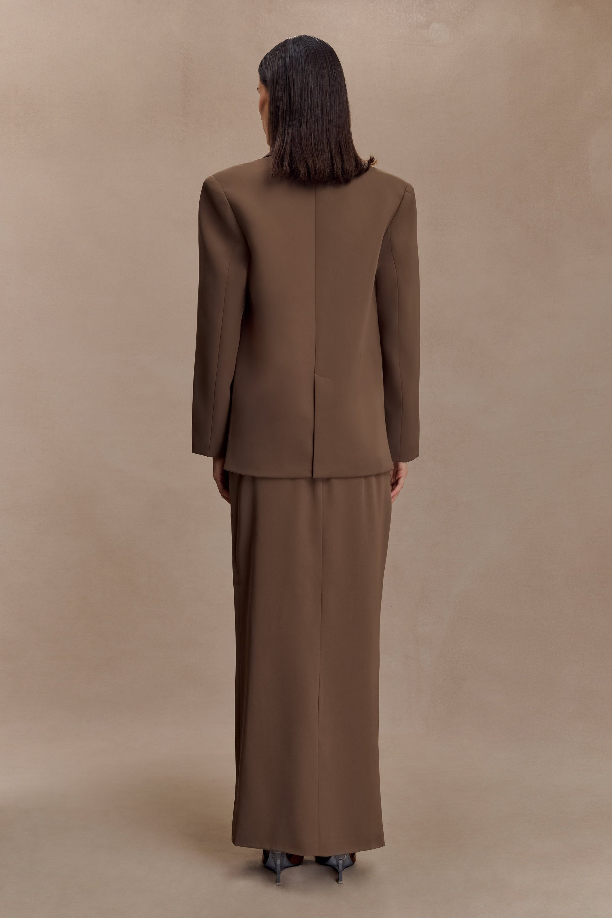 Mateo Oversized Blazer - Cacao Brown #5