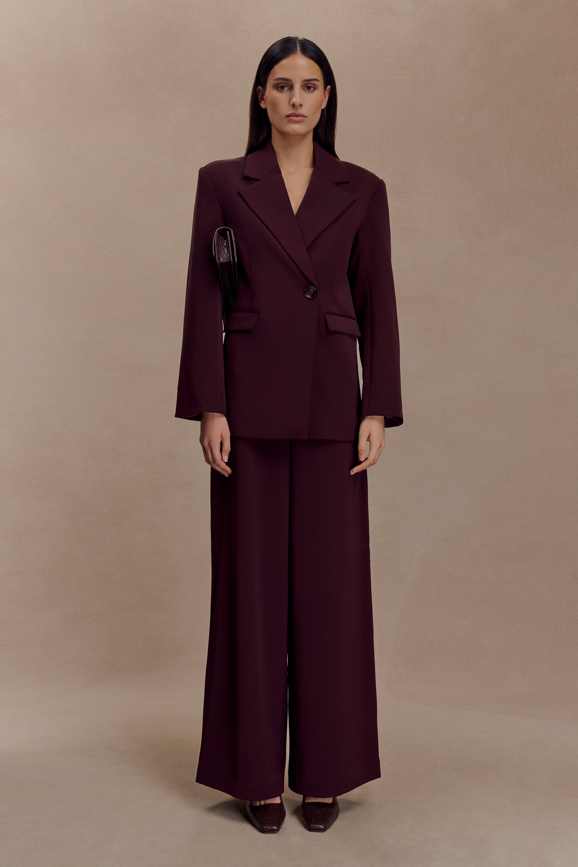 Mateo Oversized Blazer - Mahogany #6