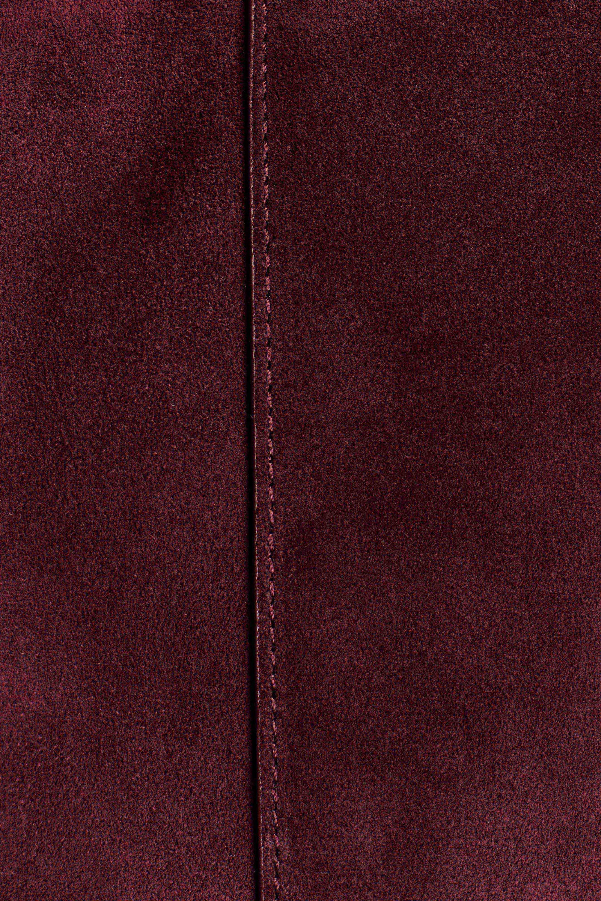 Hazel Slouchy Suede Bag - Burgundy #4