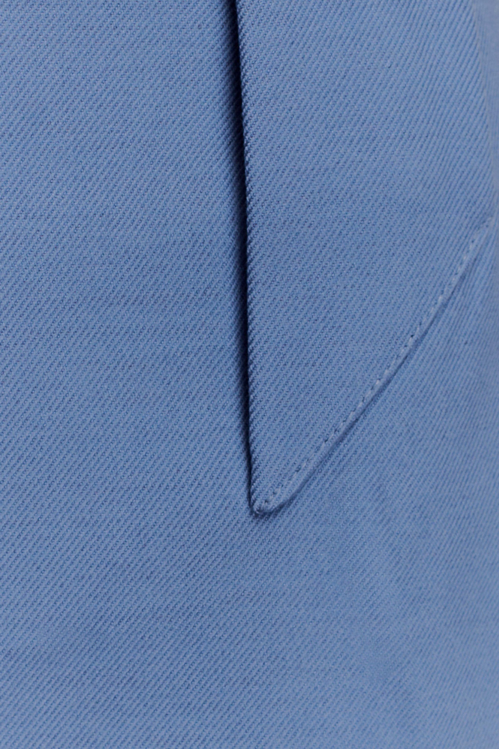 Gina Suiting Mini Skirt - Ocean Blue #6