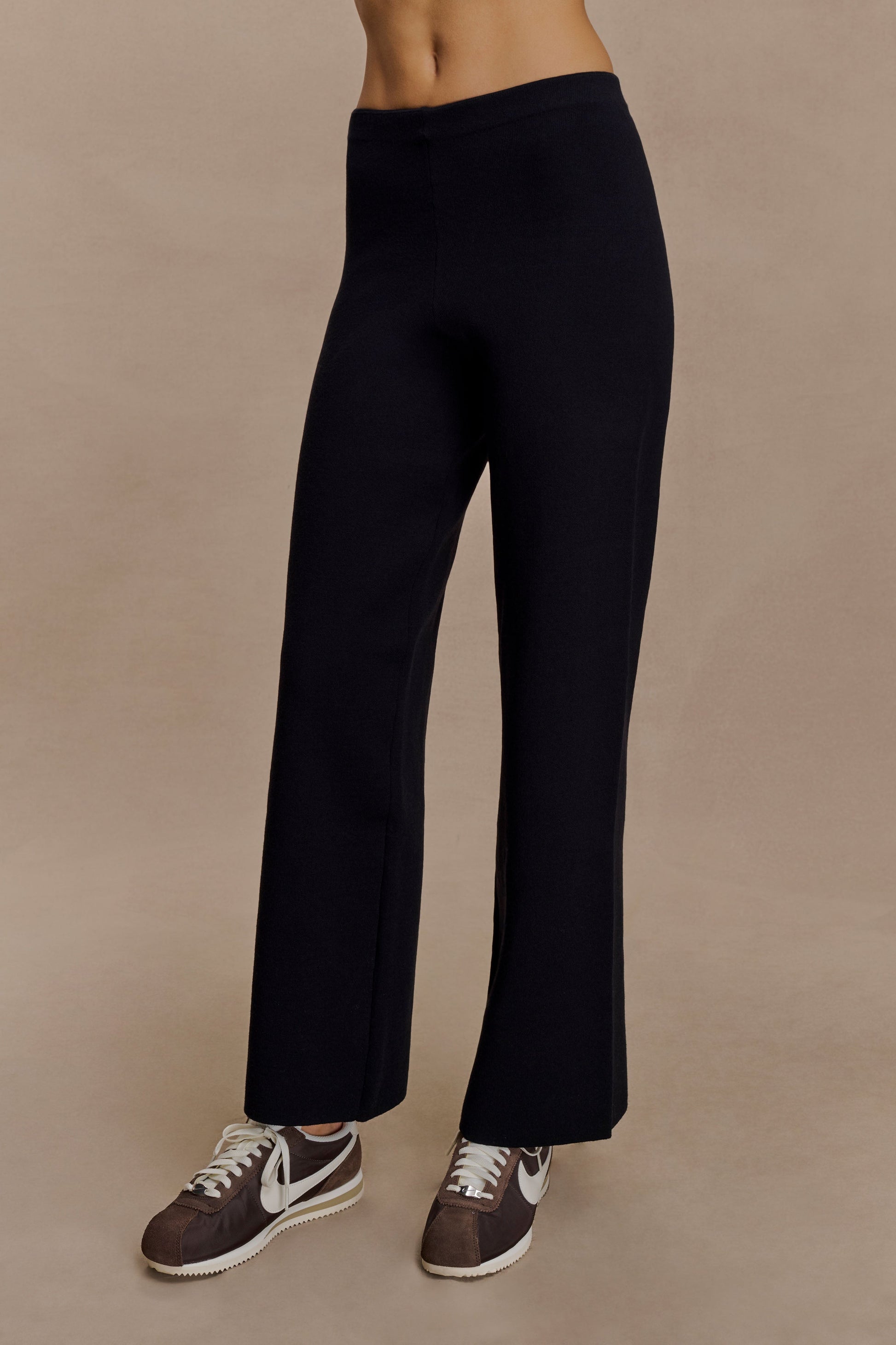 Kerrymae Straight Leg Knit Pants - Black #7