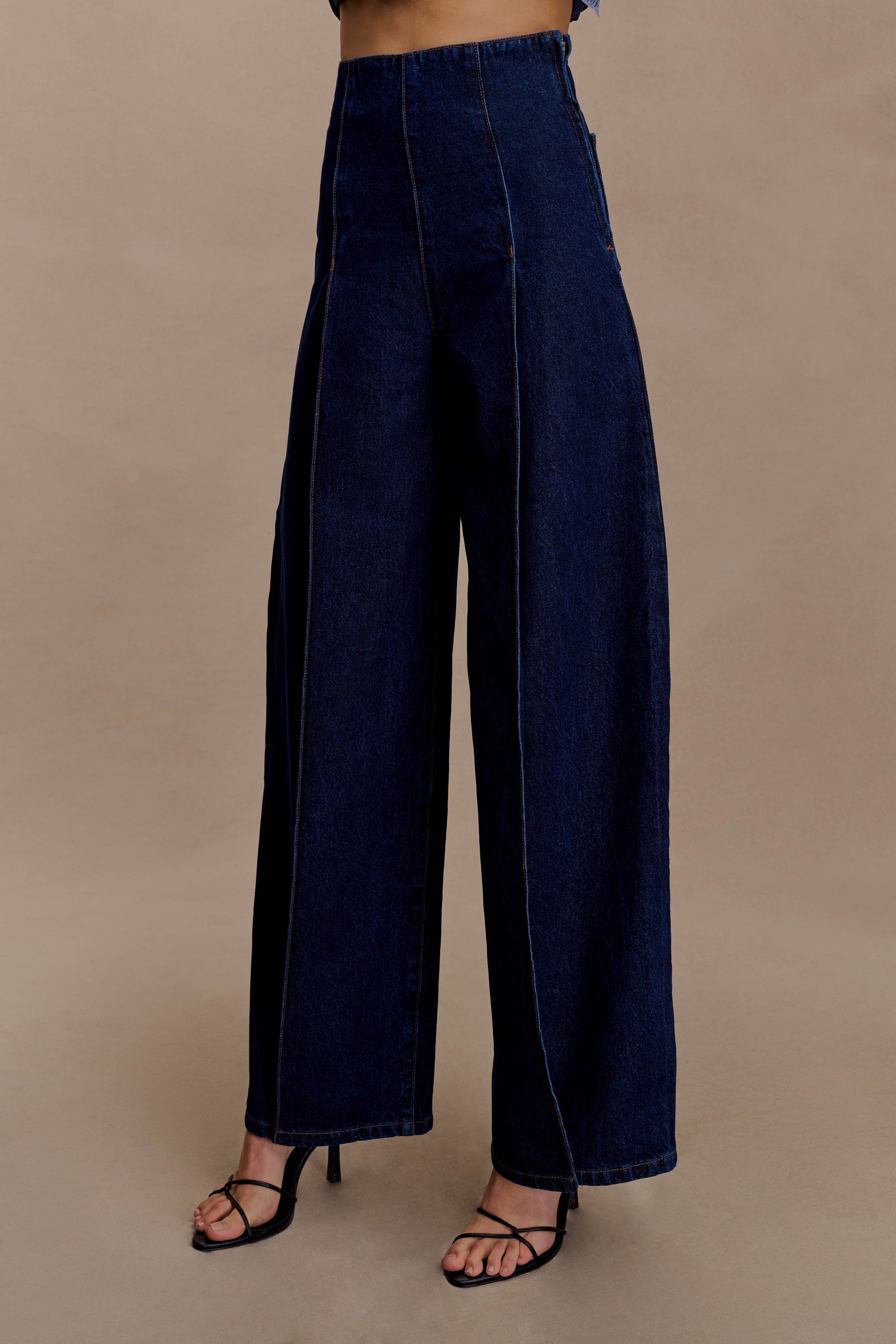 Beatrix High Rise Denim Jeans -  Indigo Blue #6