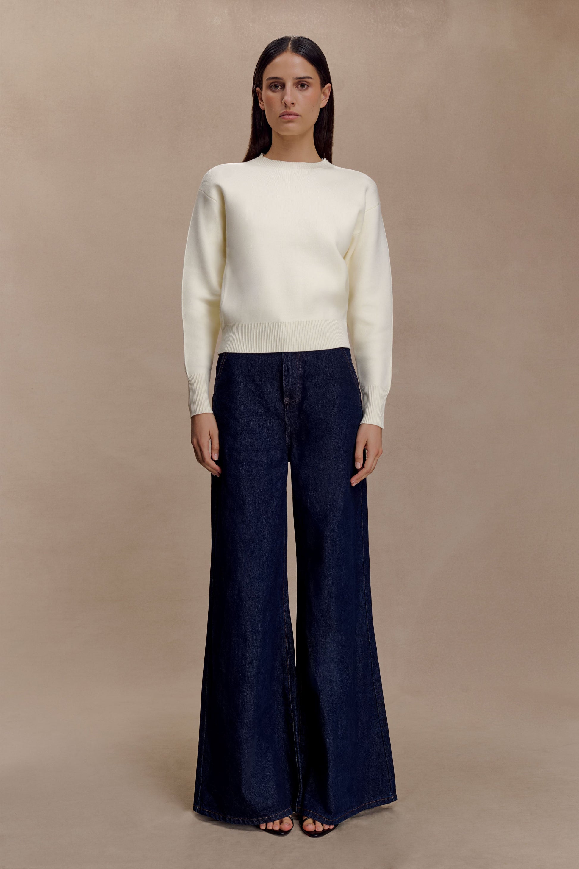 Braxton Cozy Knit Jumper - Ivory #5