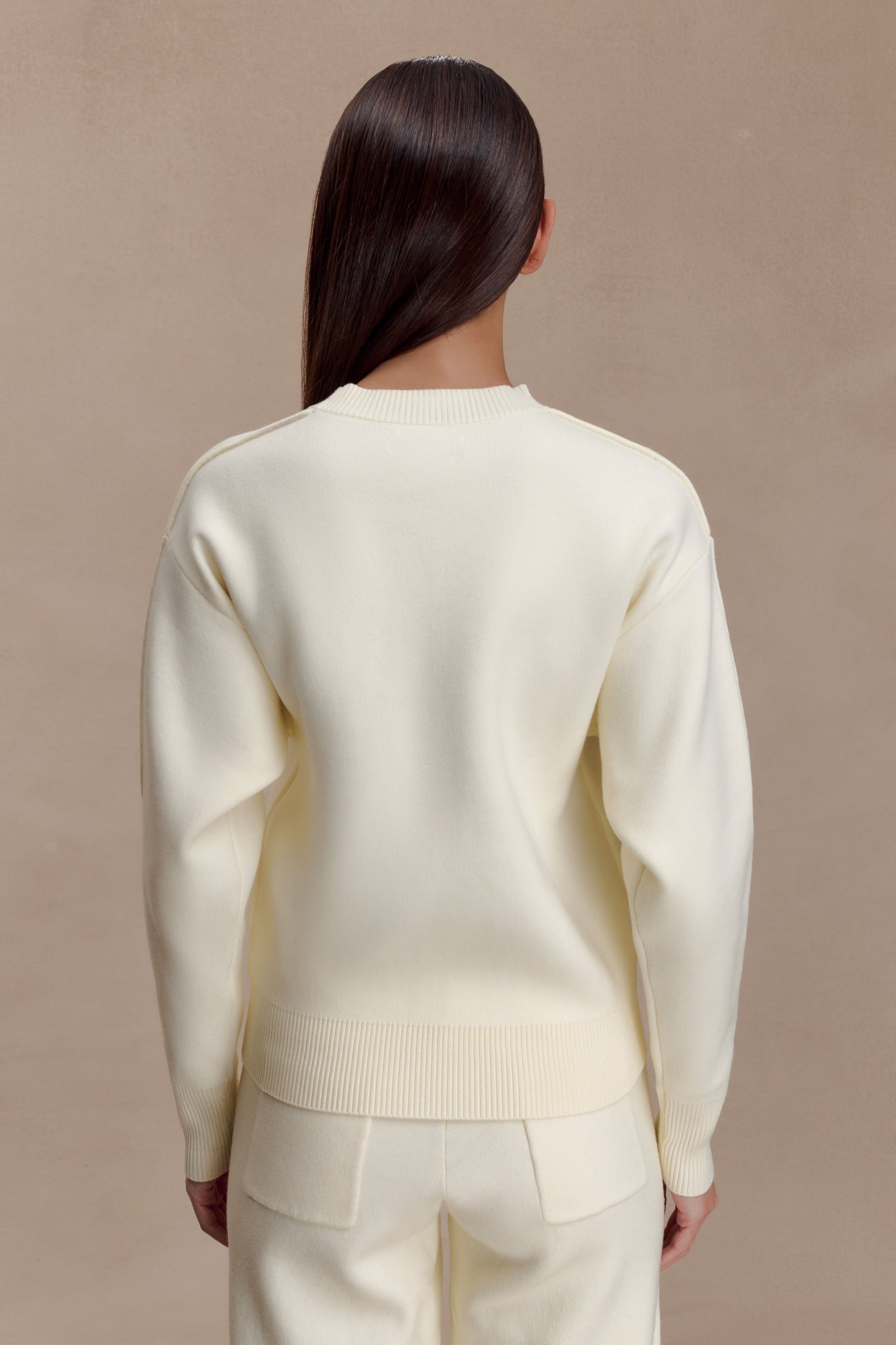 Braxton Cozy Knit Jumper - Ivory #2