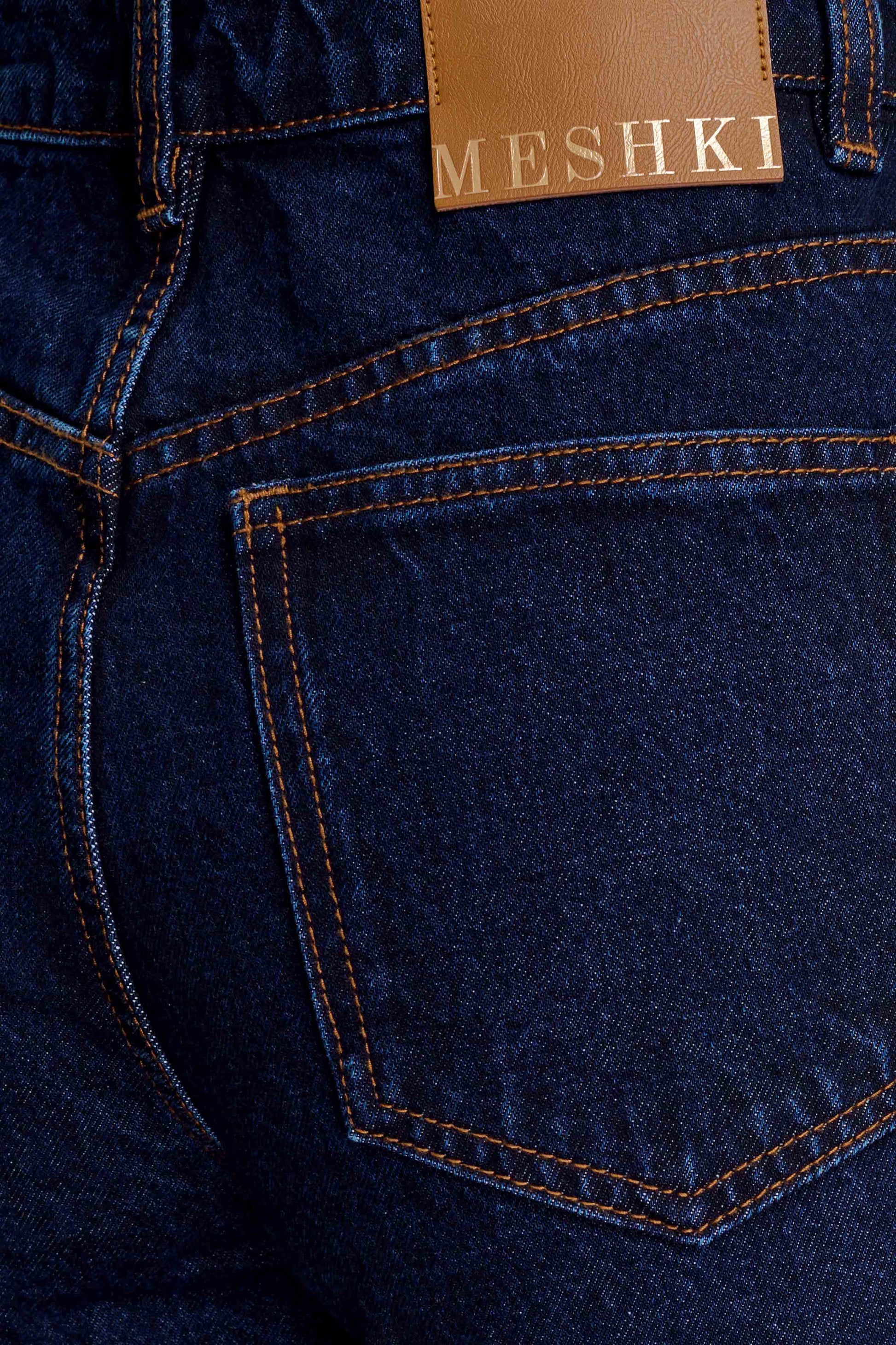 Tina Mom Jean - Indigo Blue #7