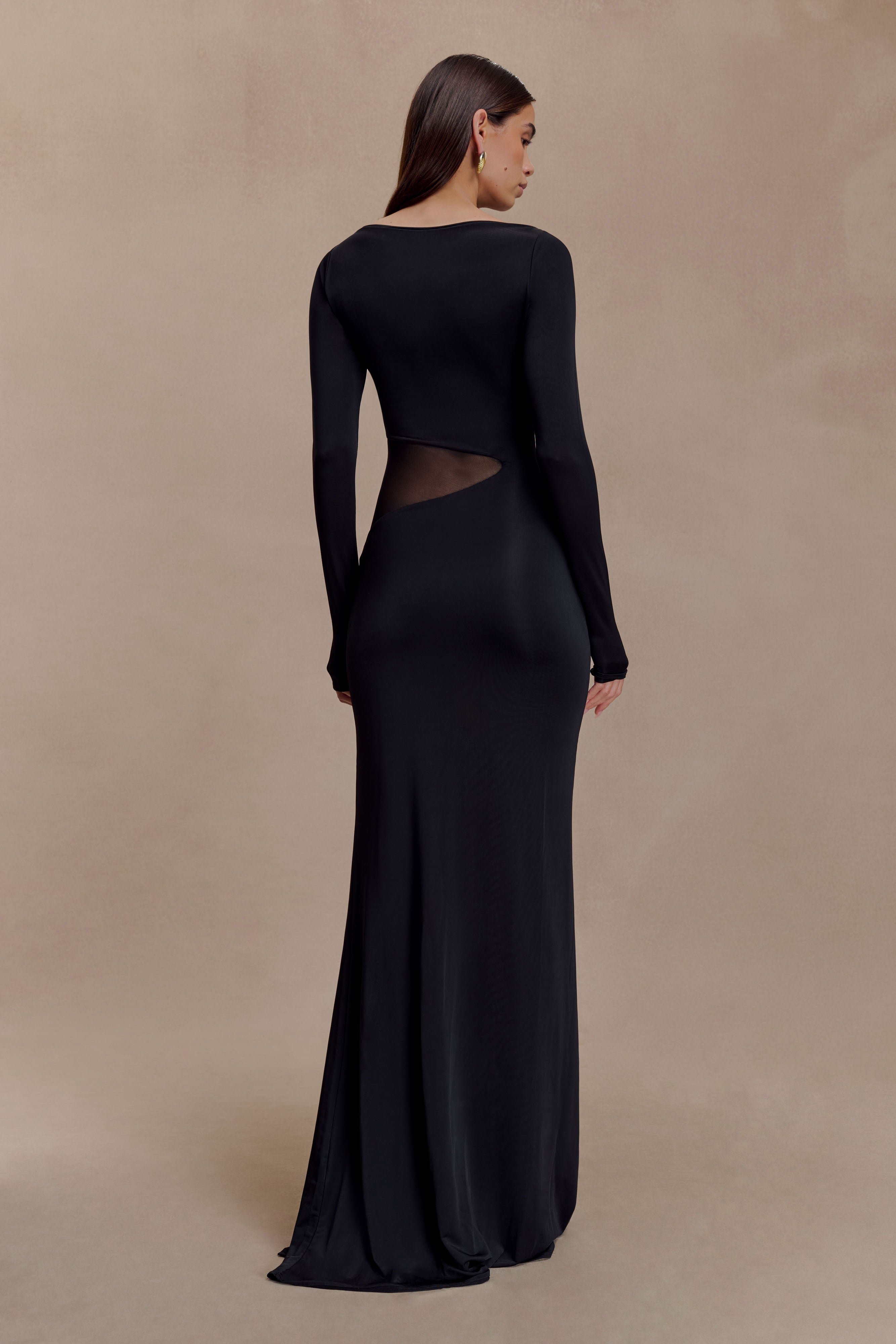 Vicky Elegant Sheer Mesh Dress