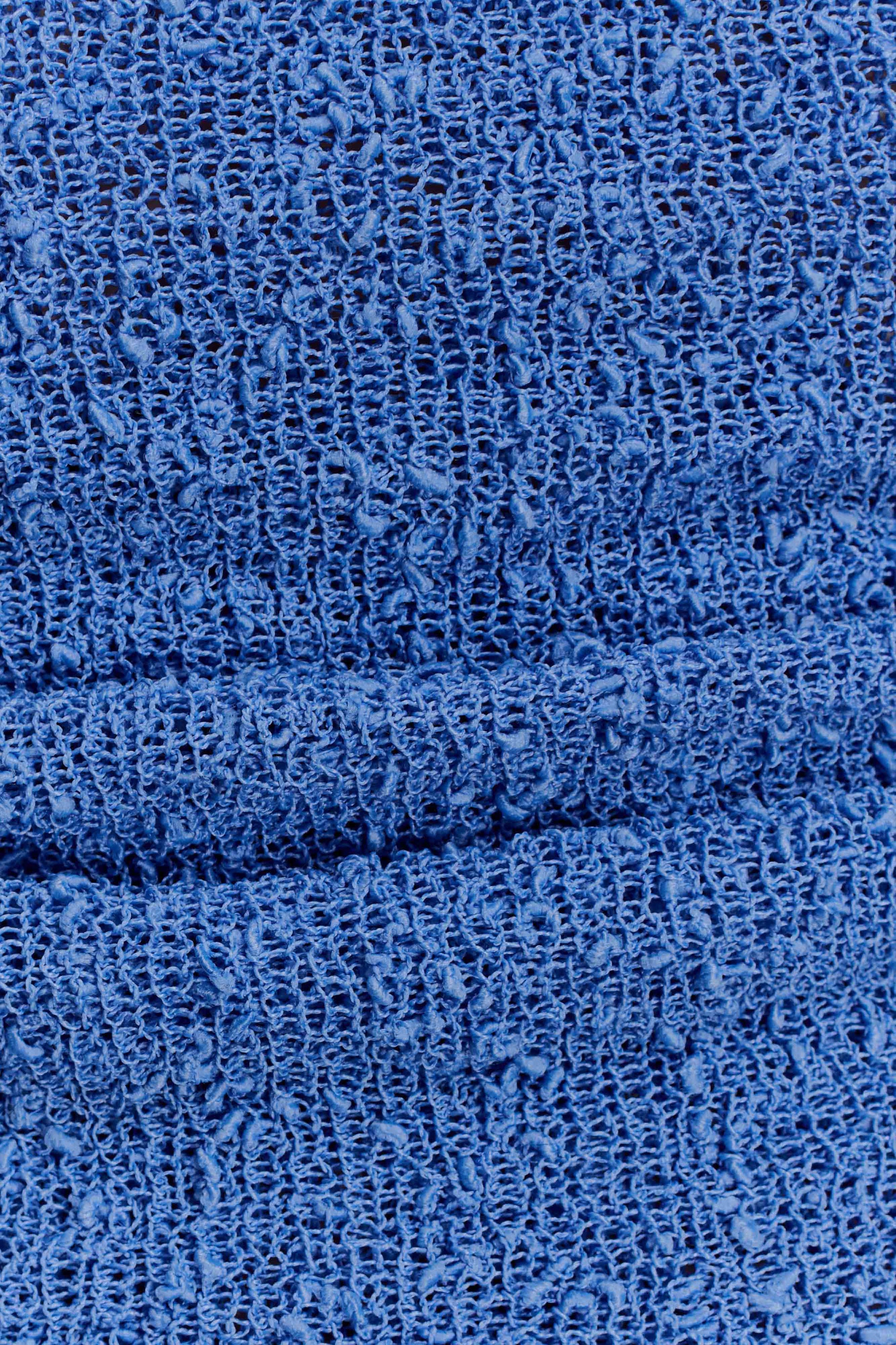 Marisol Off Shoulder Boucle Mini Dress - Periwinkle #8