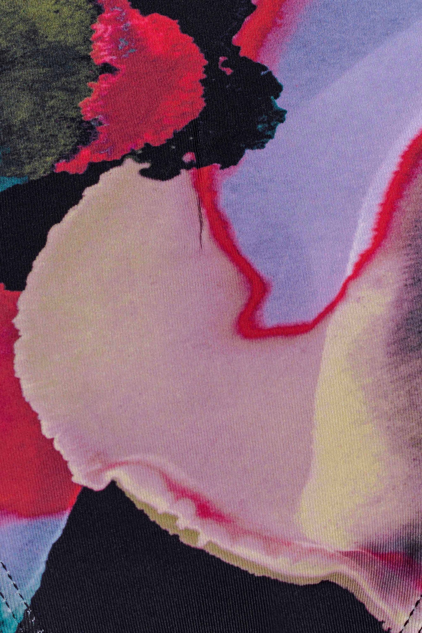 Brianna Triangle Bikini Top - Multi Fluid Reverie Print