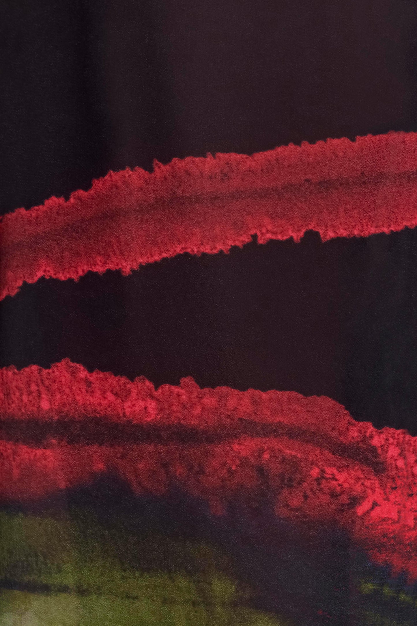 Rachel Chiffon Straight Leg Pants - Multi Fluid Reverie Print