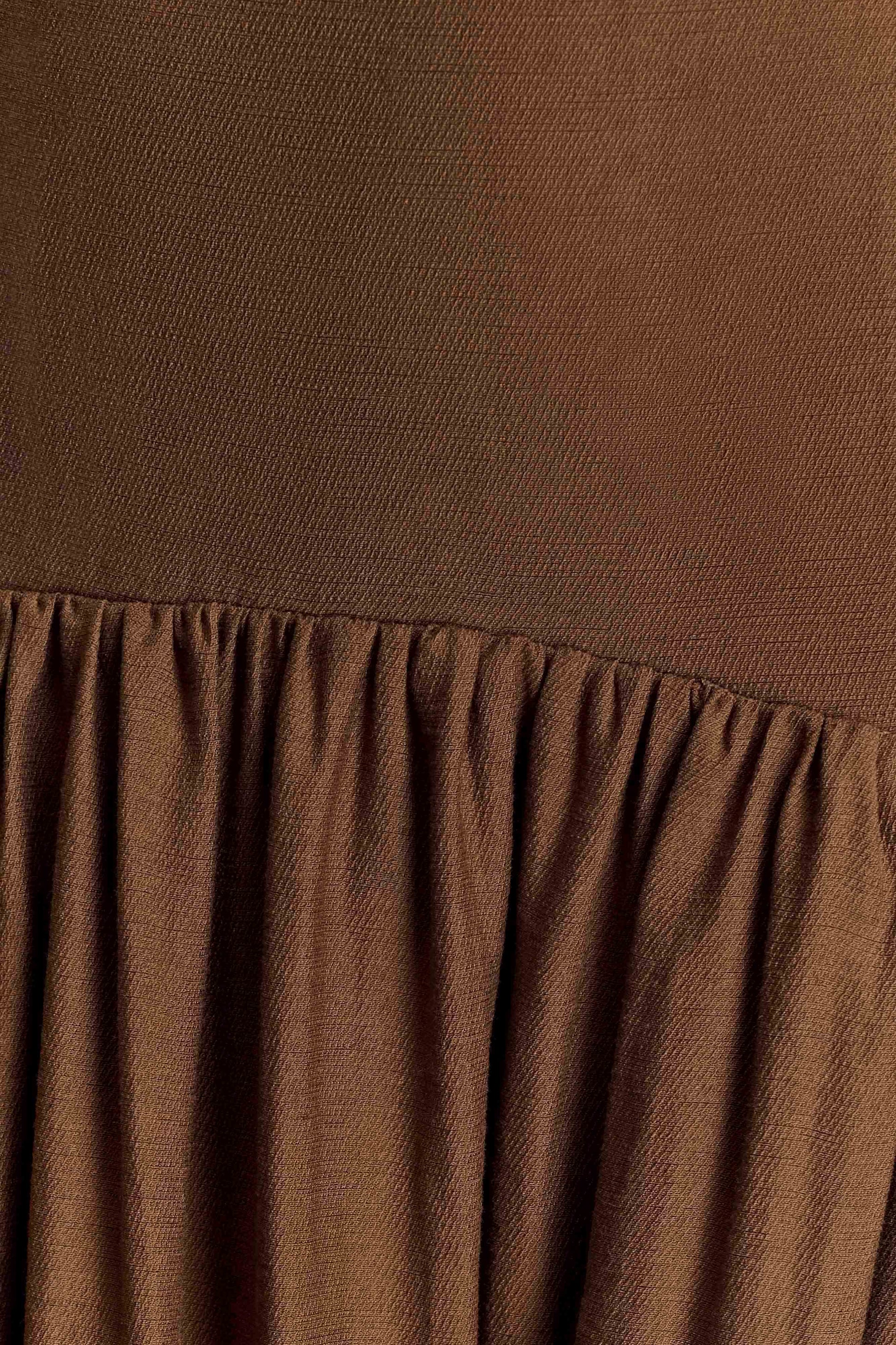 Darling Linen Maxi Dress - Chocolate #6