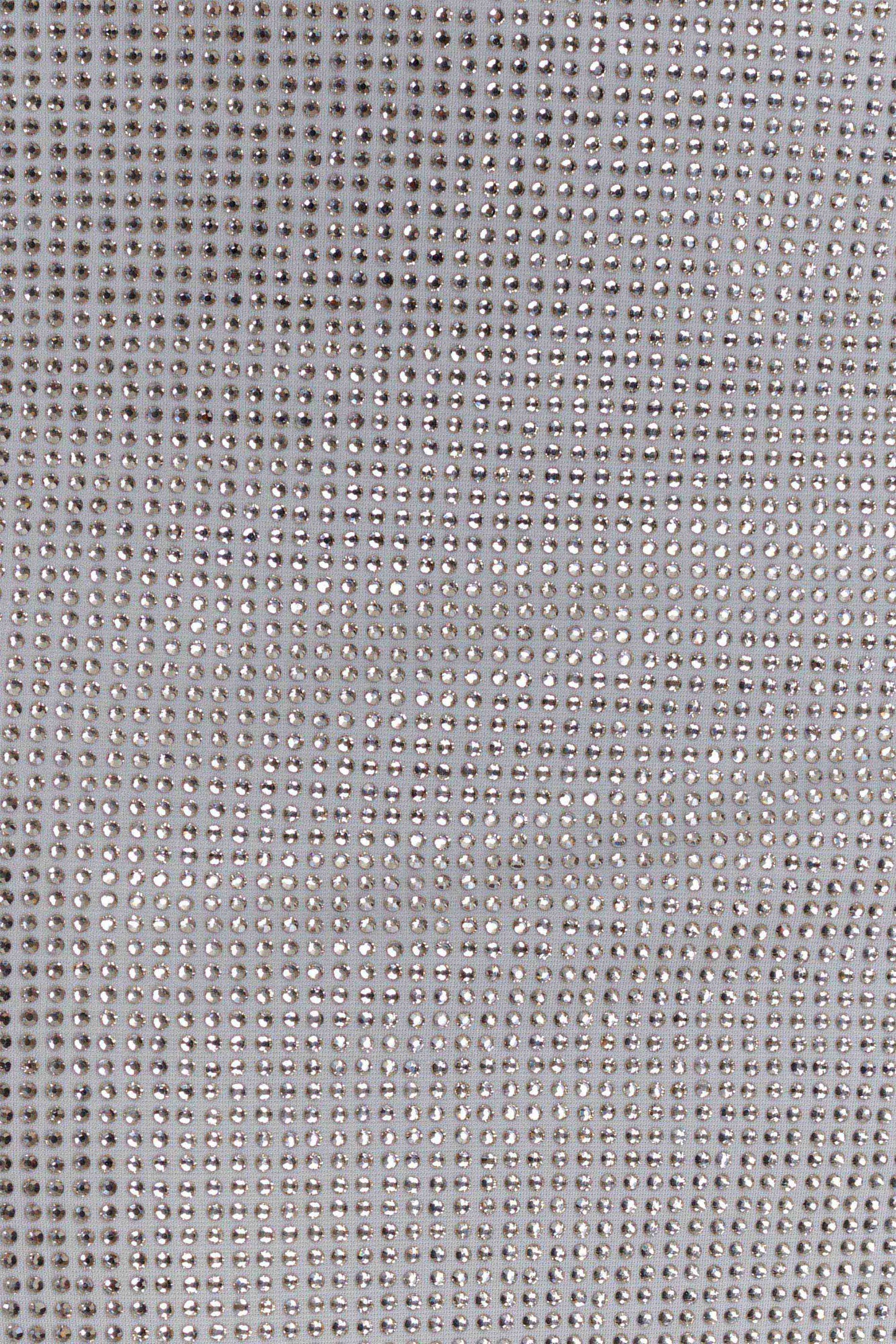 Darius Diamante Cowl Mini Dress - Silver