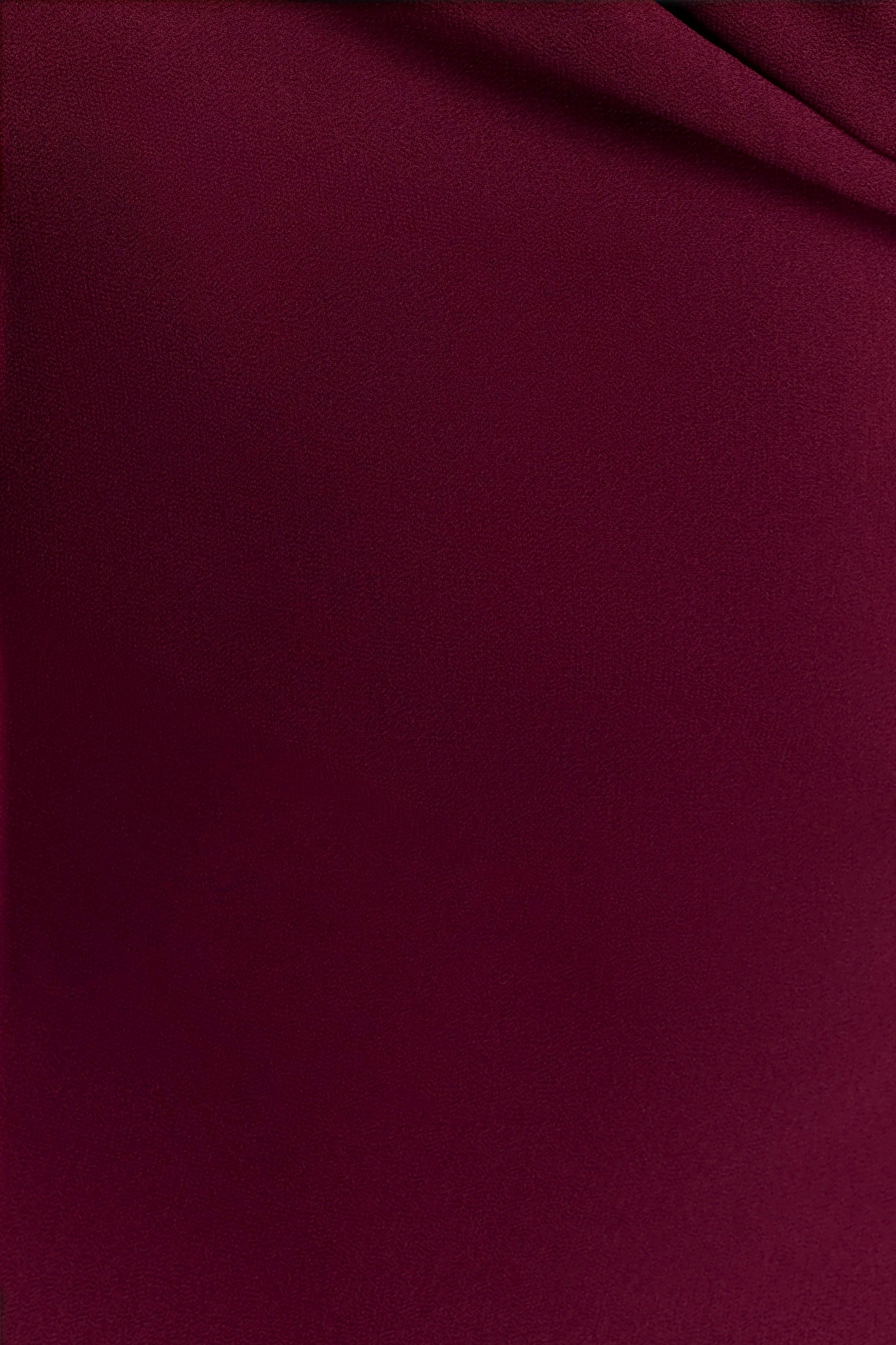 Daisie Chiffon Mini Dress - Wine #7