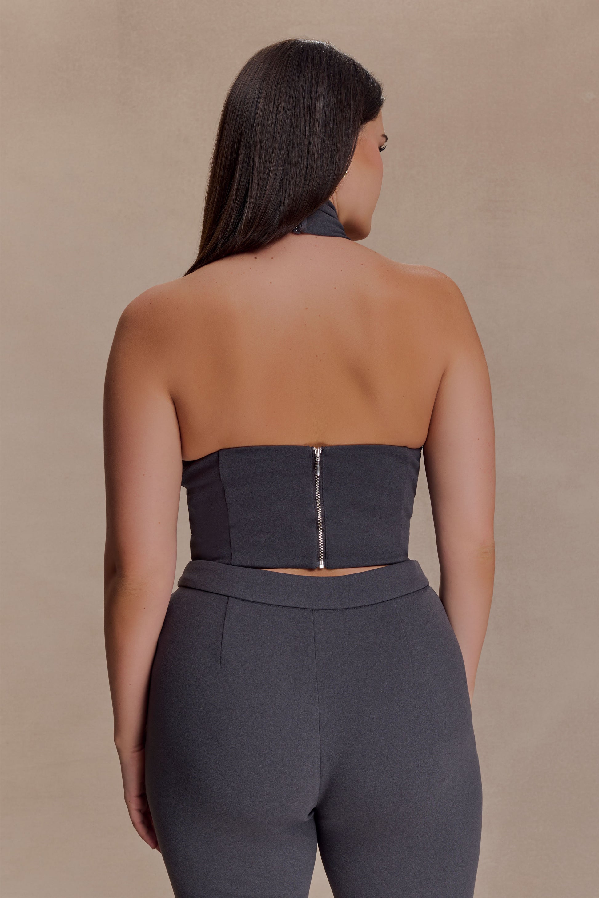 Marion Cross Over Top - Charcoal Shadow #2