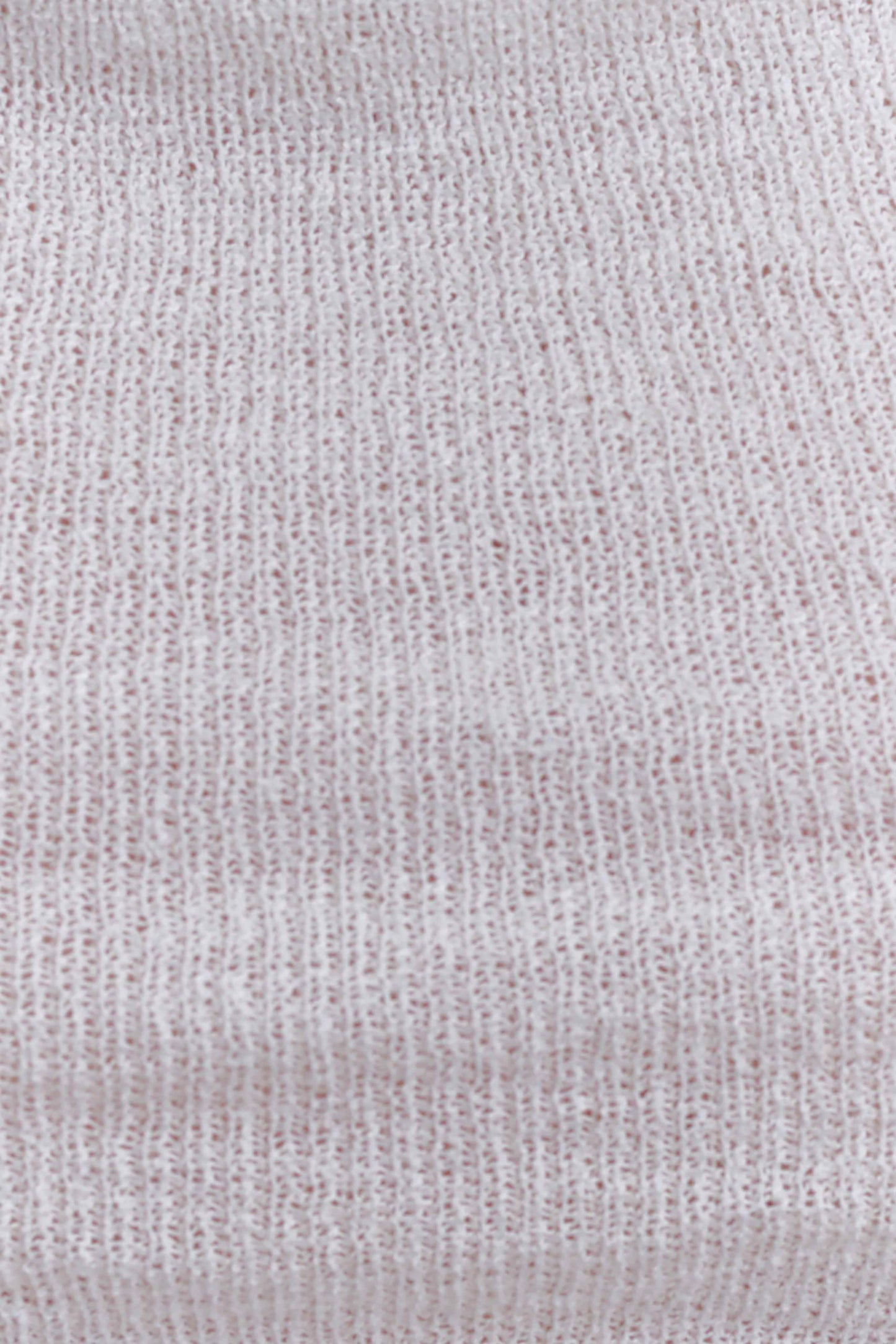 Elowen Knit Cowl Long Sleeve Top - White