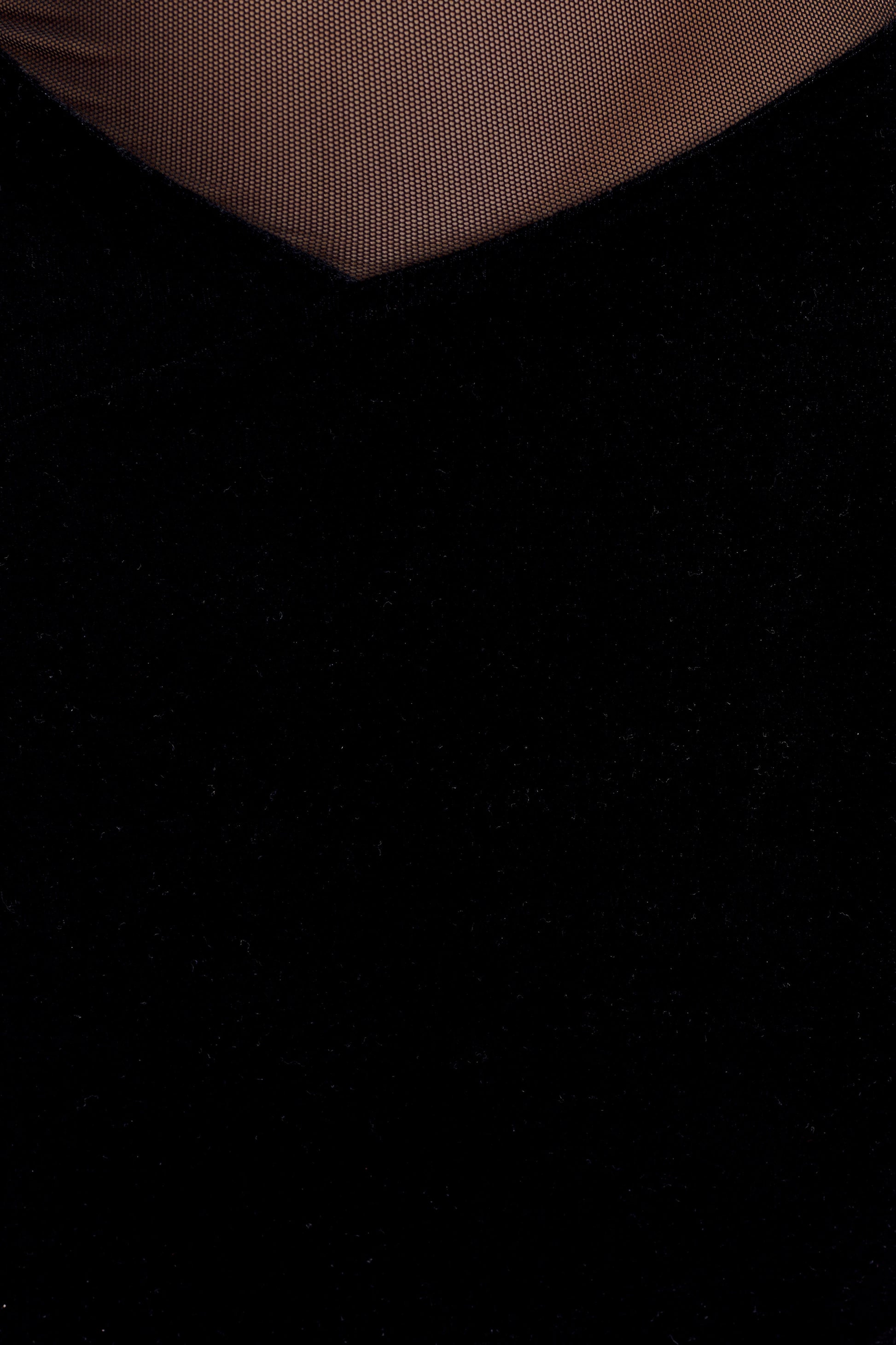 Davina Velvet And Mesh Maxi Dress - Black #8